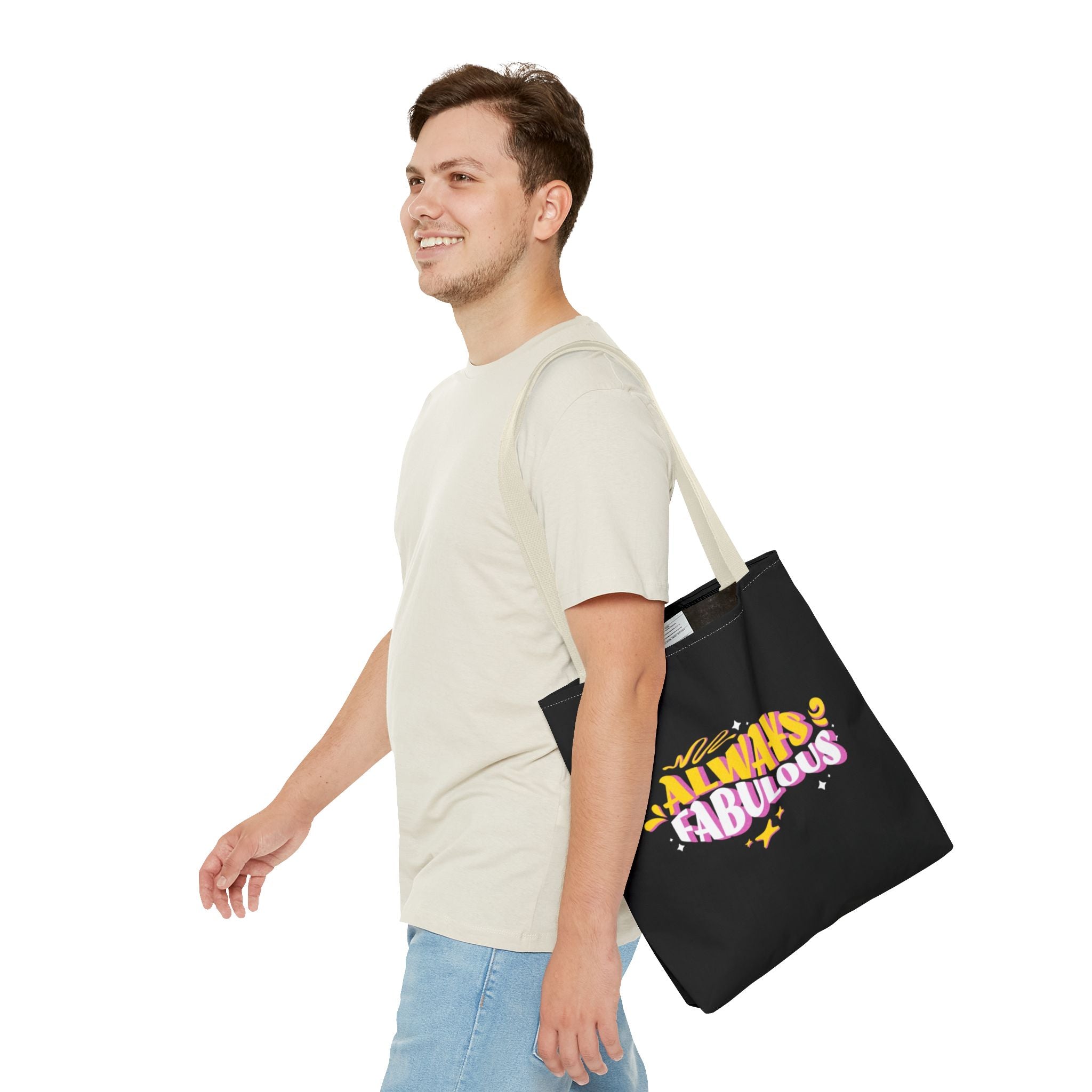 Always Fabulous Text Design tote bag