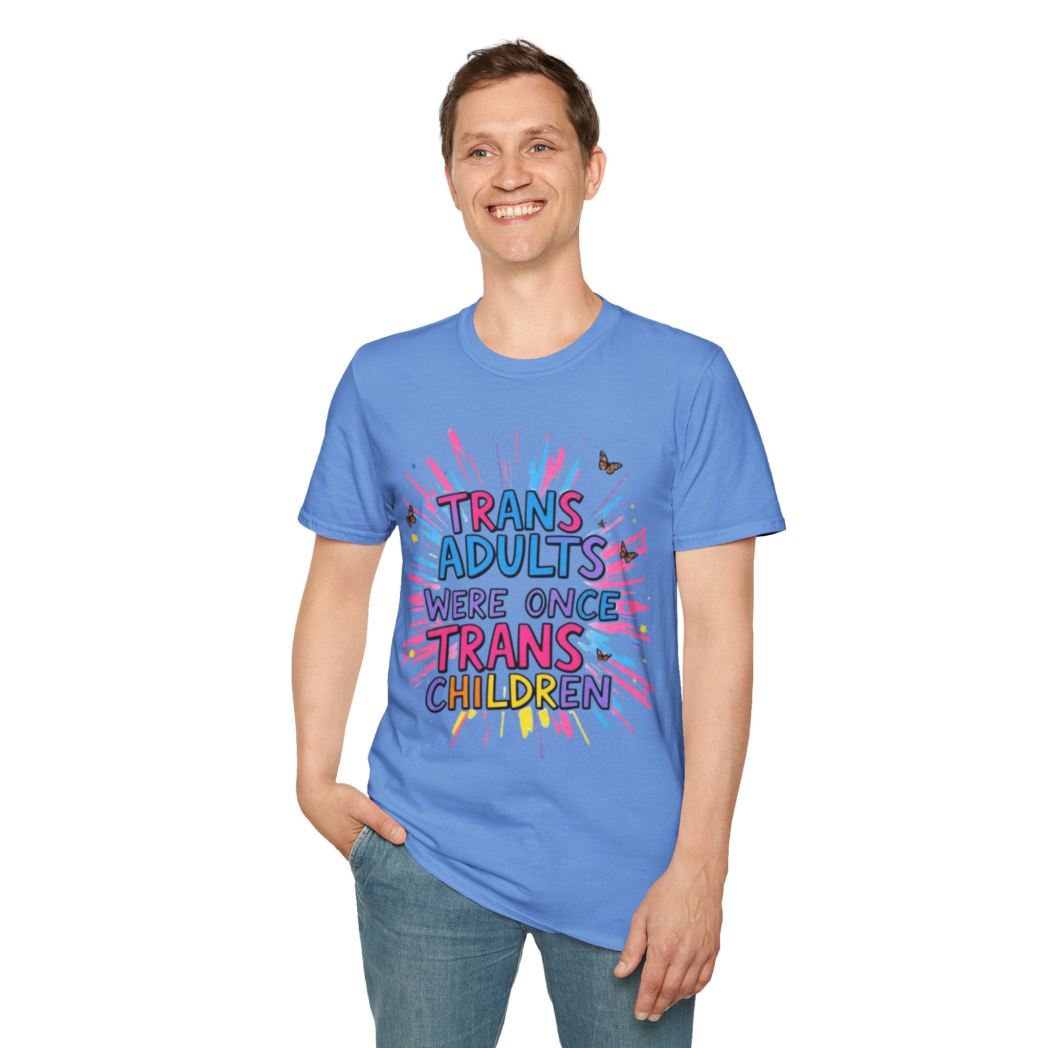 Trans Awareness Unisex T-Shirt, LGBTQ+ Pride Shirt, Gift for Allies, Feminist Apparel, Support Trans Rights