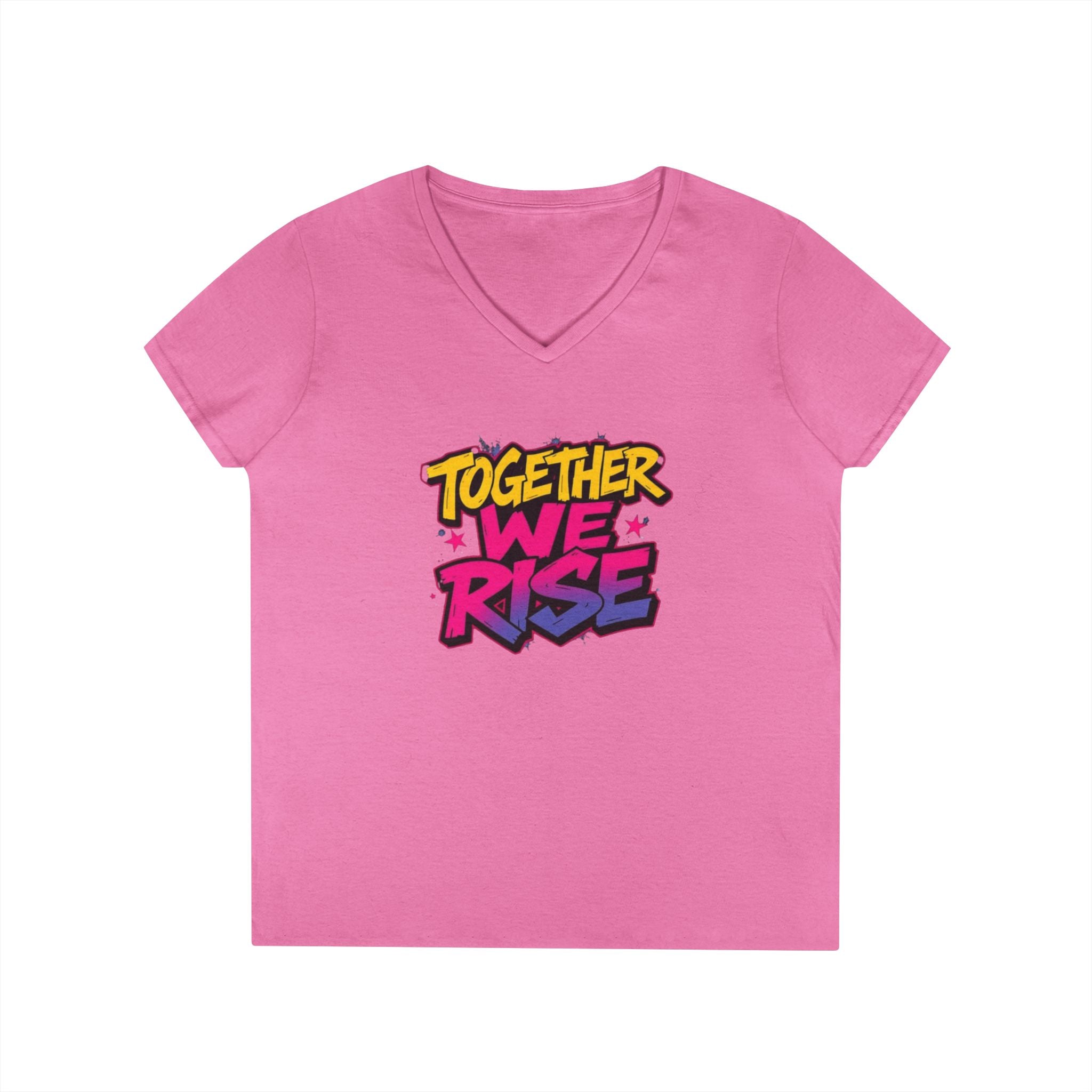 Empowerment Ladies' V-Neck T-Shirt - Together We Rise
