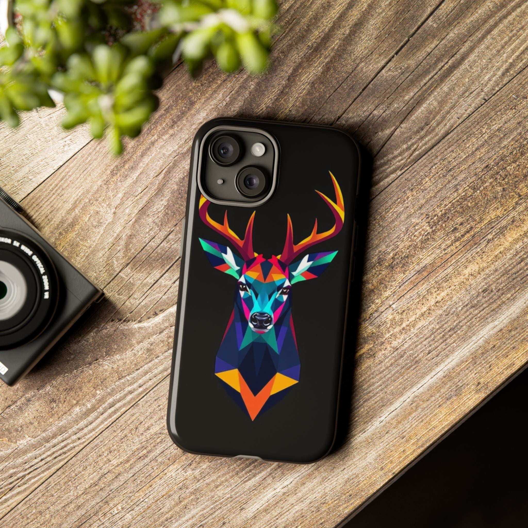 Colorful Fractal Deer Art Design Tough Case For Android & iPhone