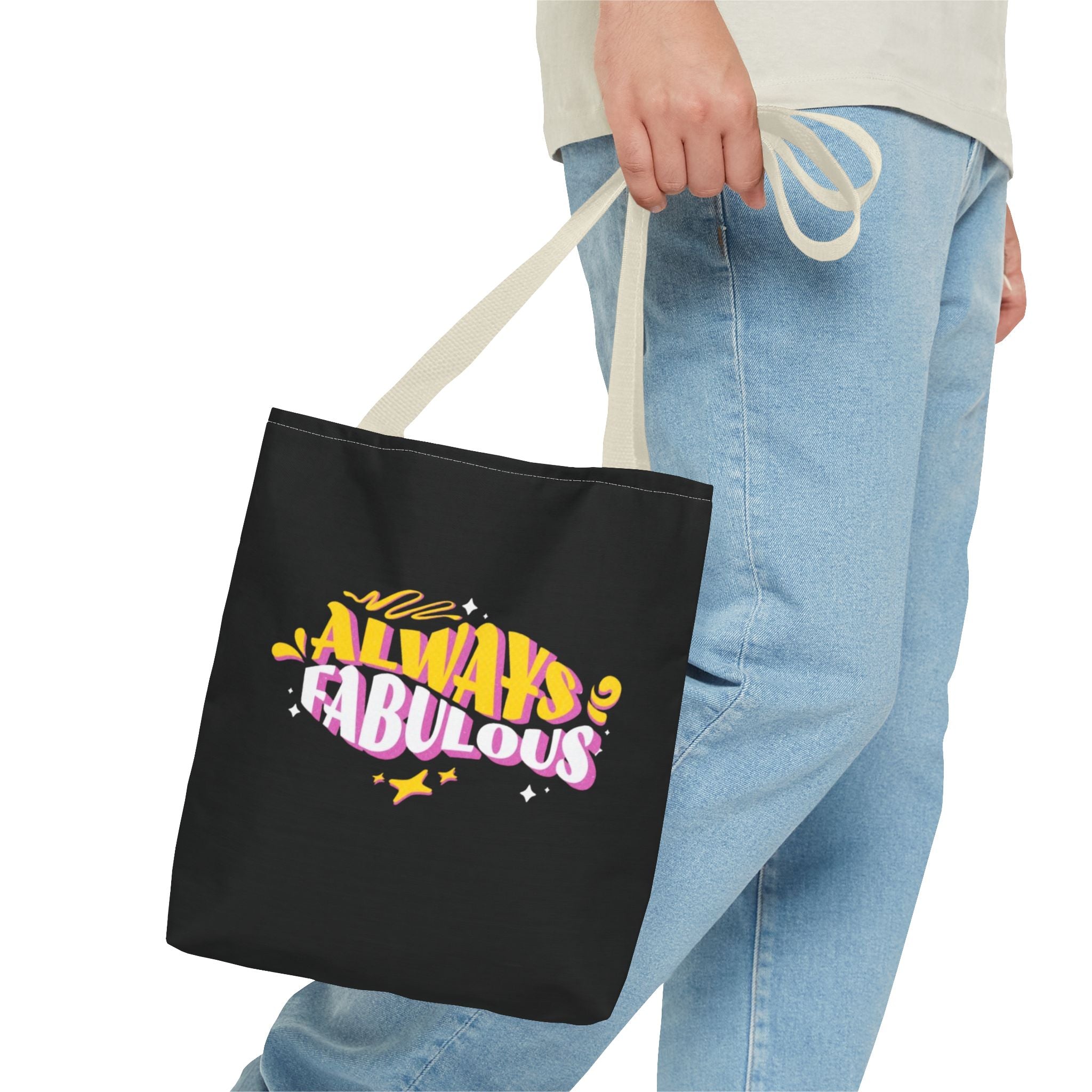 Always Fabulous Text Design tote bag