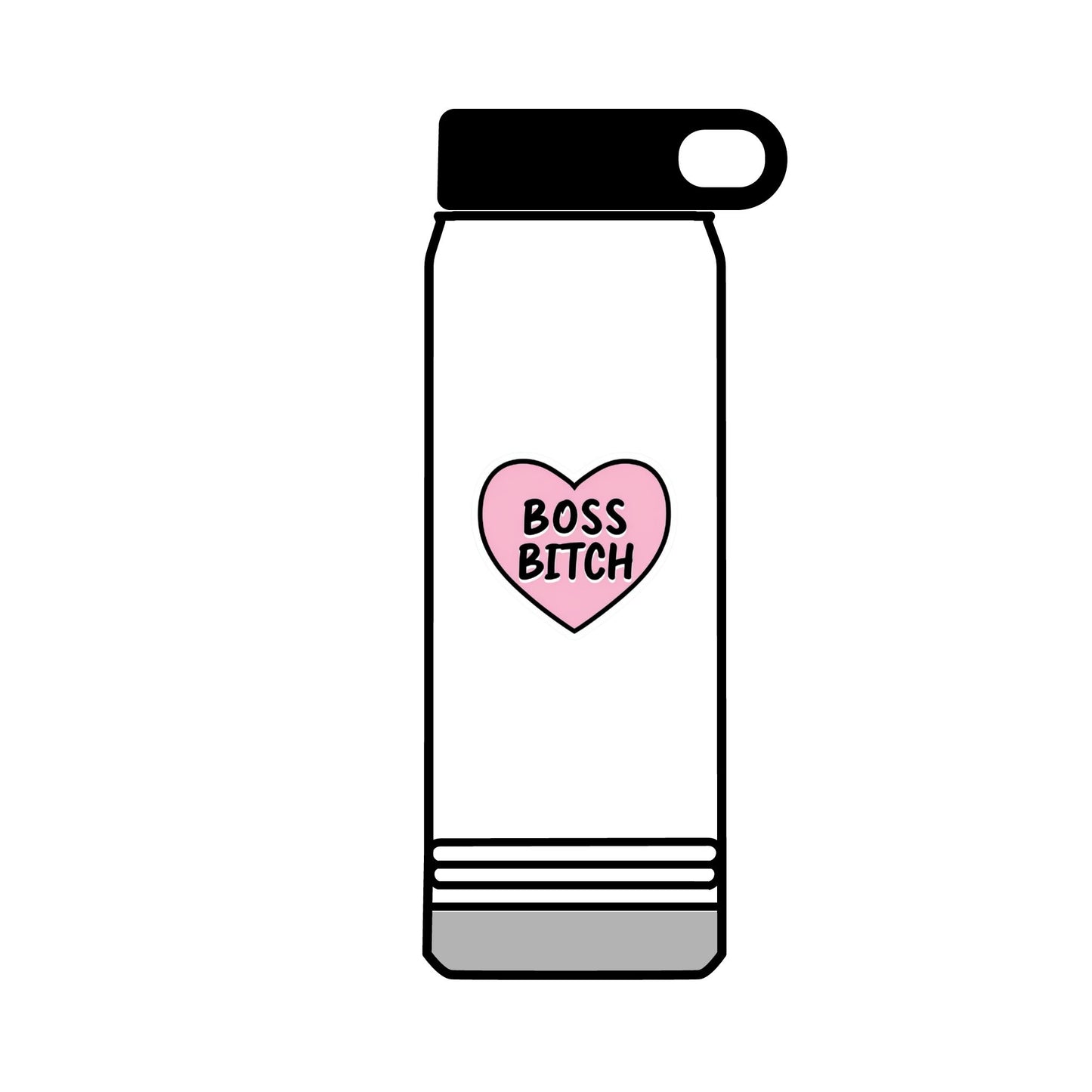 32oz Water Bottle Boss Bitch