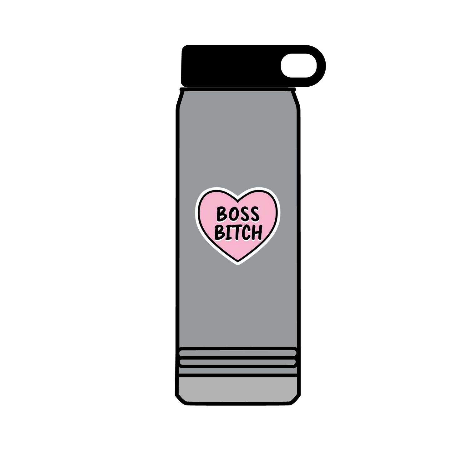 32oz Water Bottle Boss Bitch