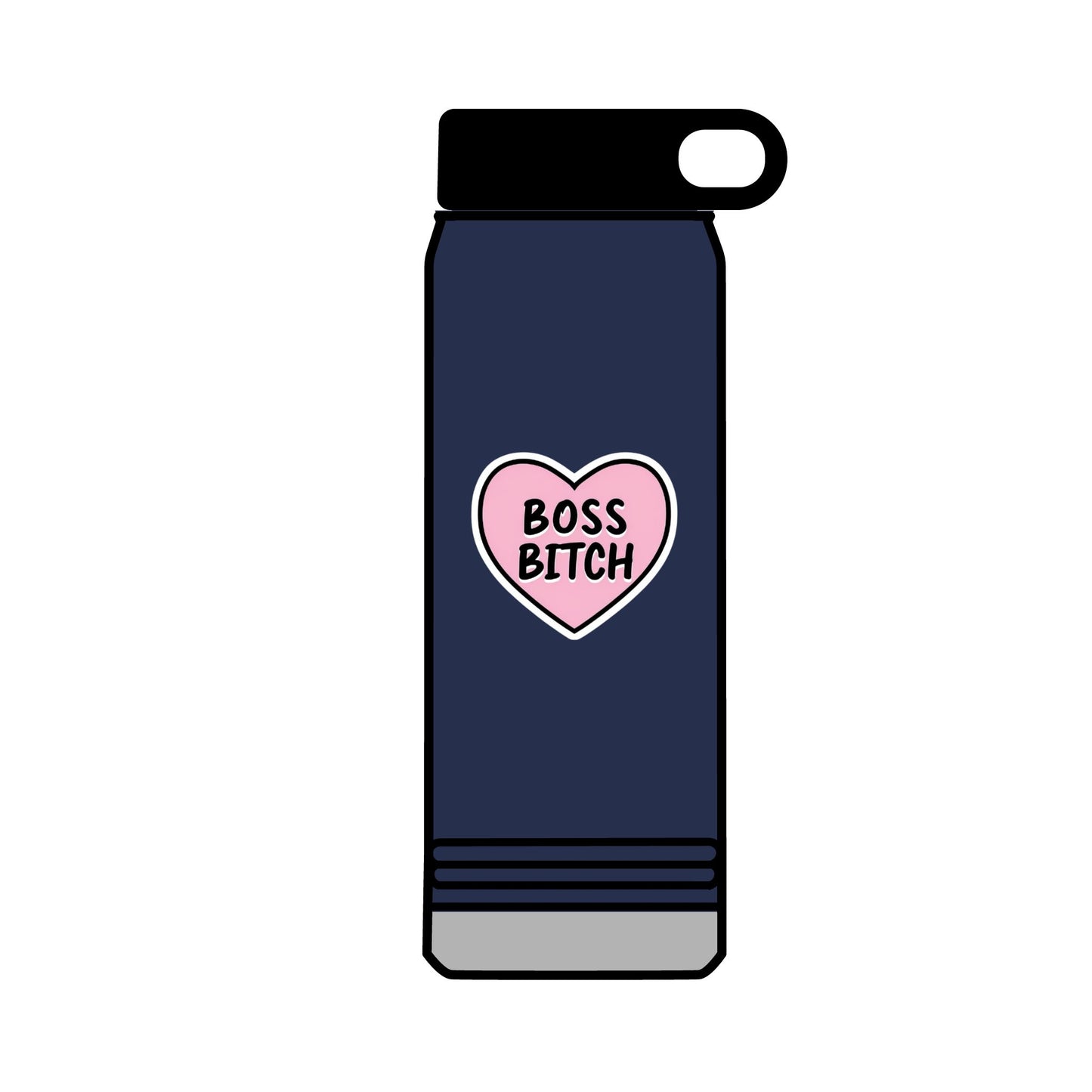 32oz Water Bottle Boss Bitch