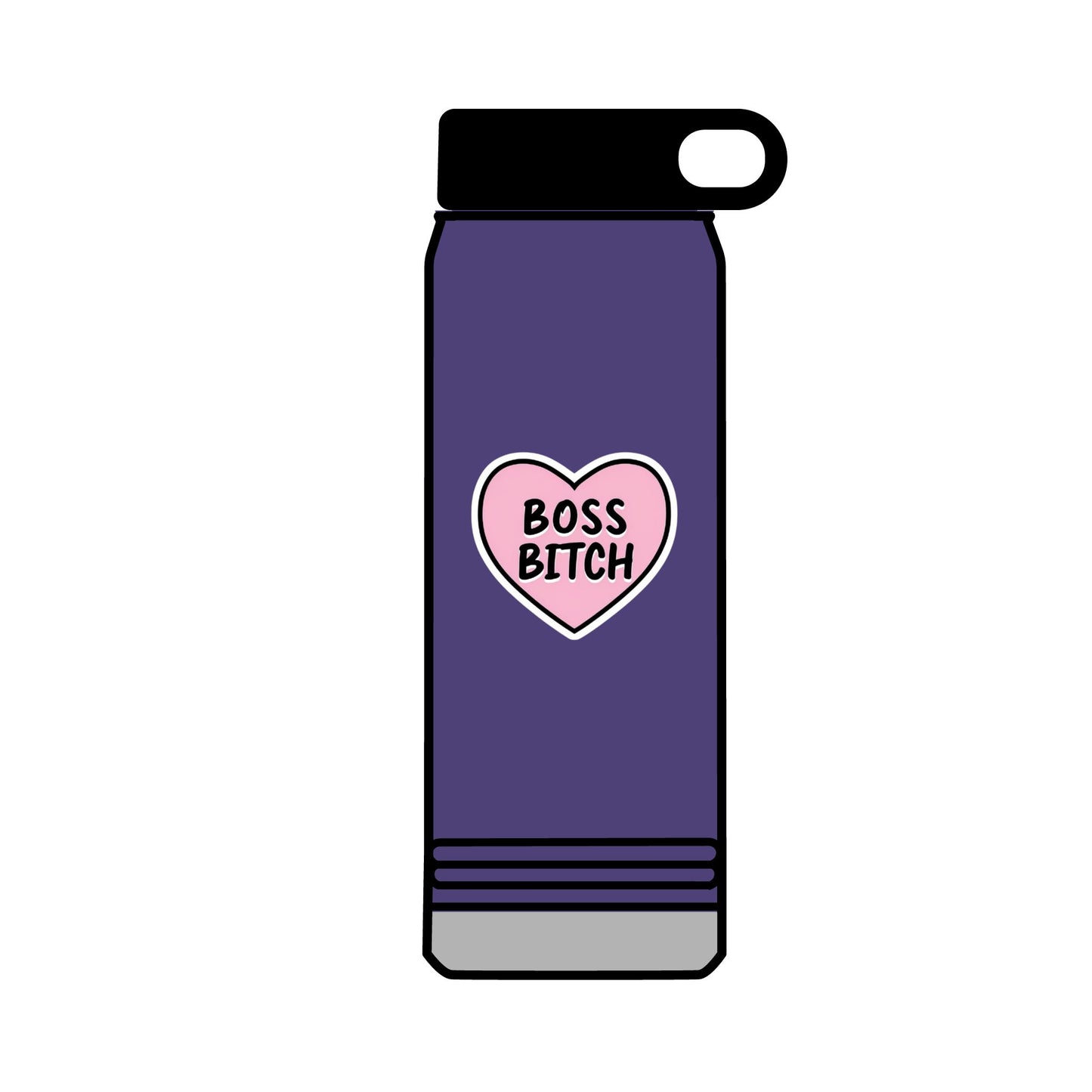 32oz Water Bottle Boss Bitch