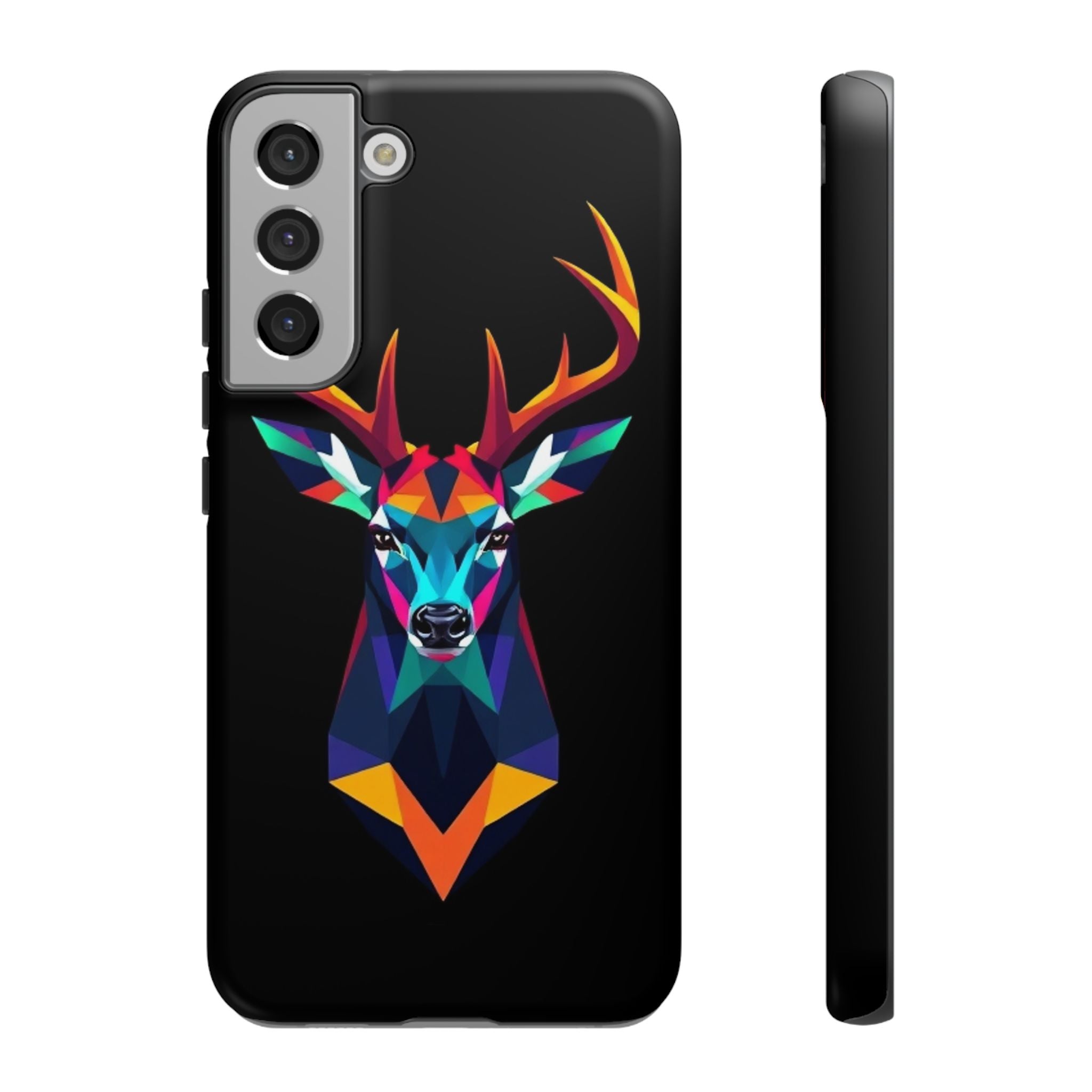 Colorful Fractal Deer Art Design Tough Case For Android & iPhone