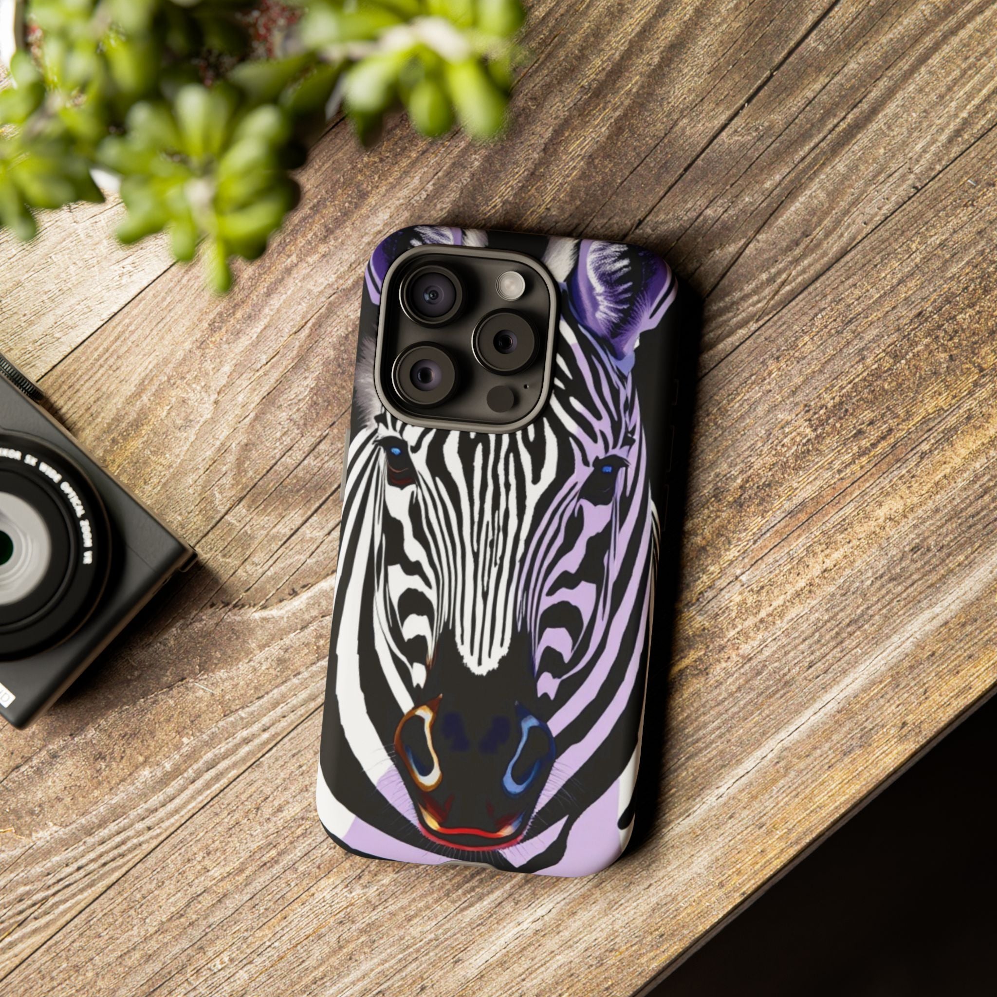 Android OR iPhone Compatible Cases - Zebra Design - Unique Tough Cases