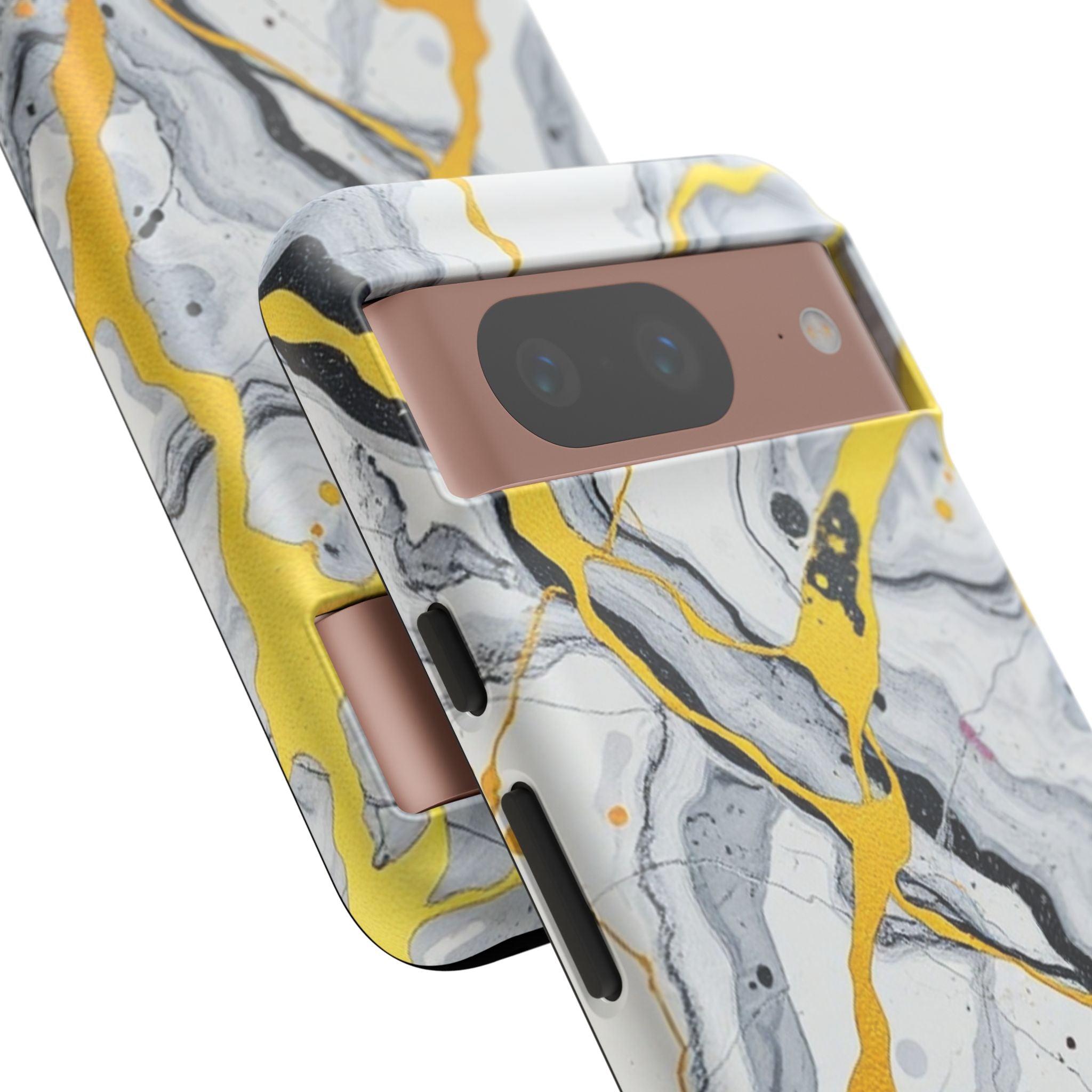 Beautiful Marble and Gold Design Tough Cases For Android & iPhone