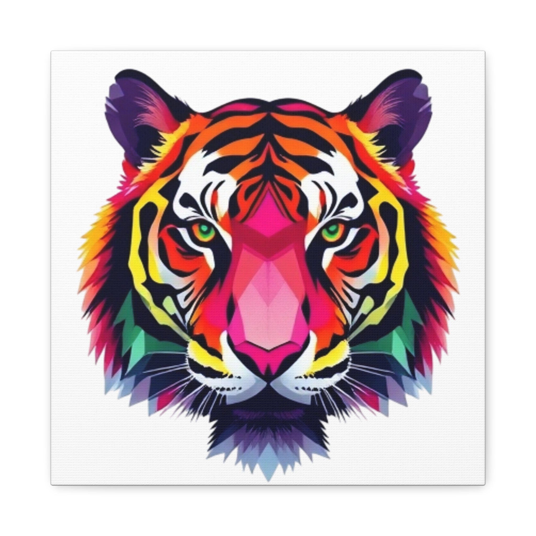 Colorful Tiger Canvas Art - Vibrant Wall Decor for Animal Lovers