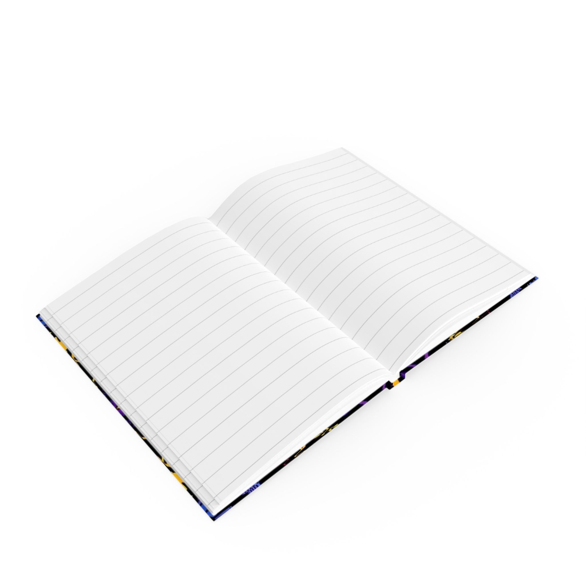 Purple and Yellow Mandala Hard Backed Journal - Perfect for Gifts, Journaling, and Celebrations