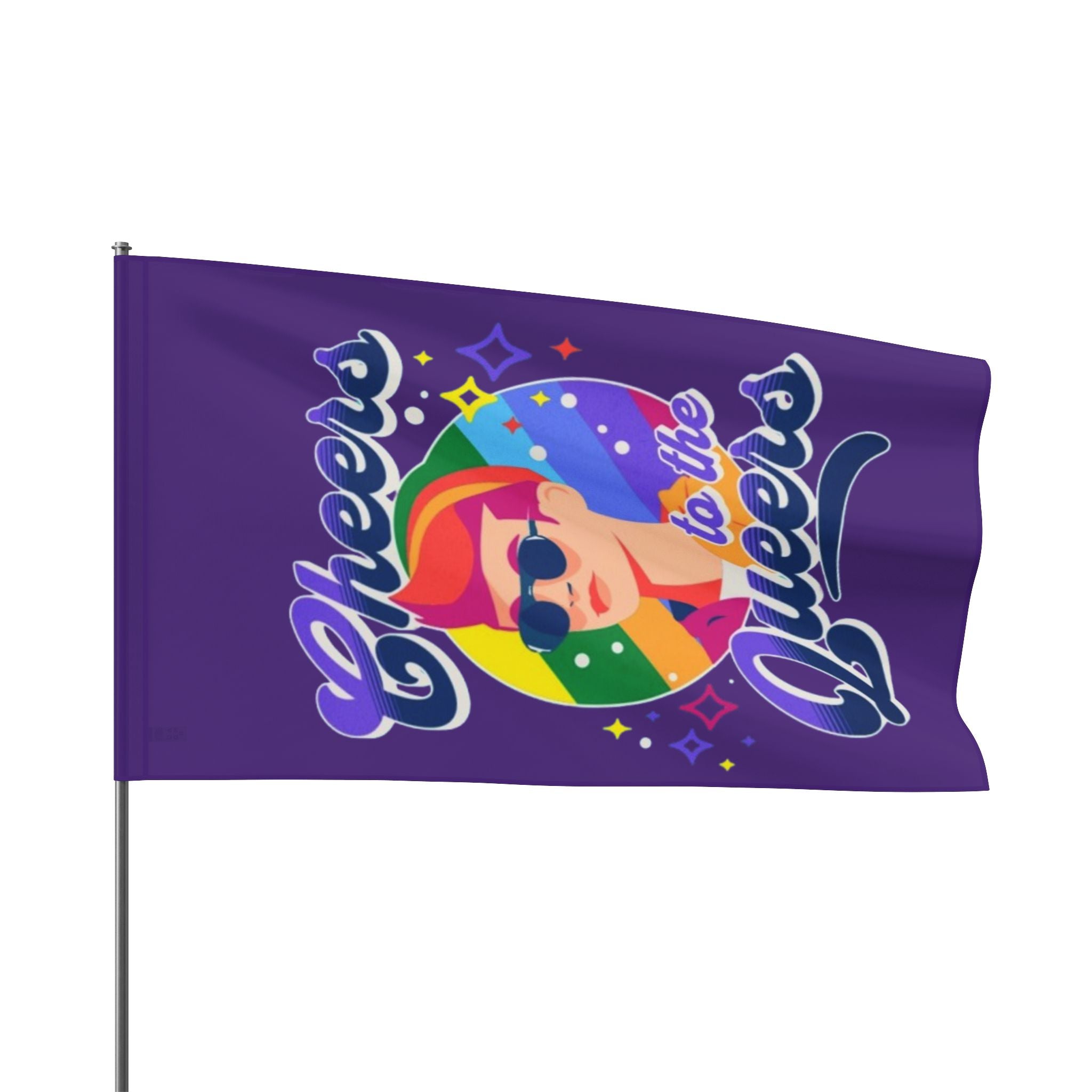 Cheers to the Queers Pride Flag