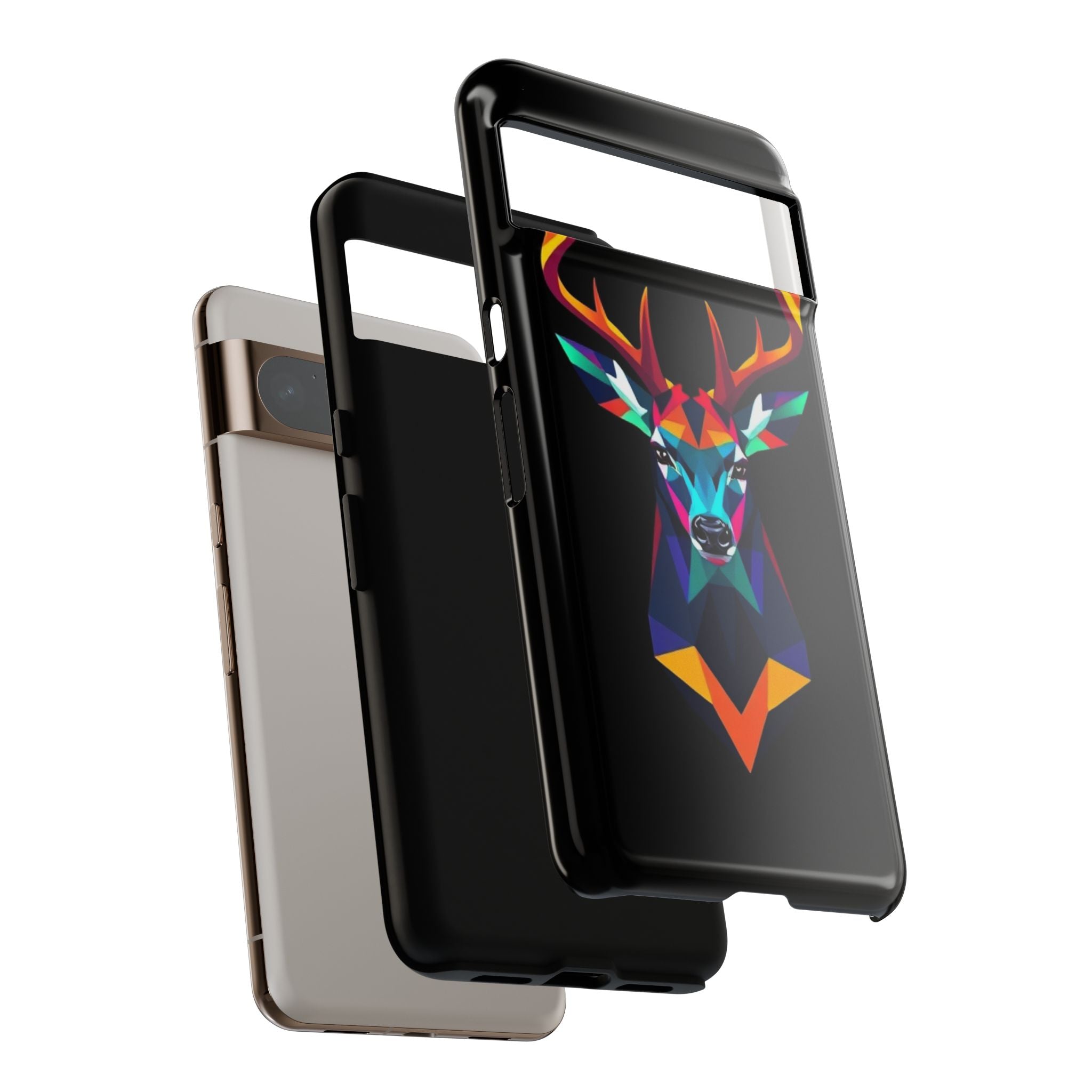 Colorful Fractal Deer Art Design Tough Case For Android & iPhone
