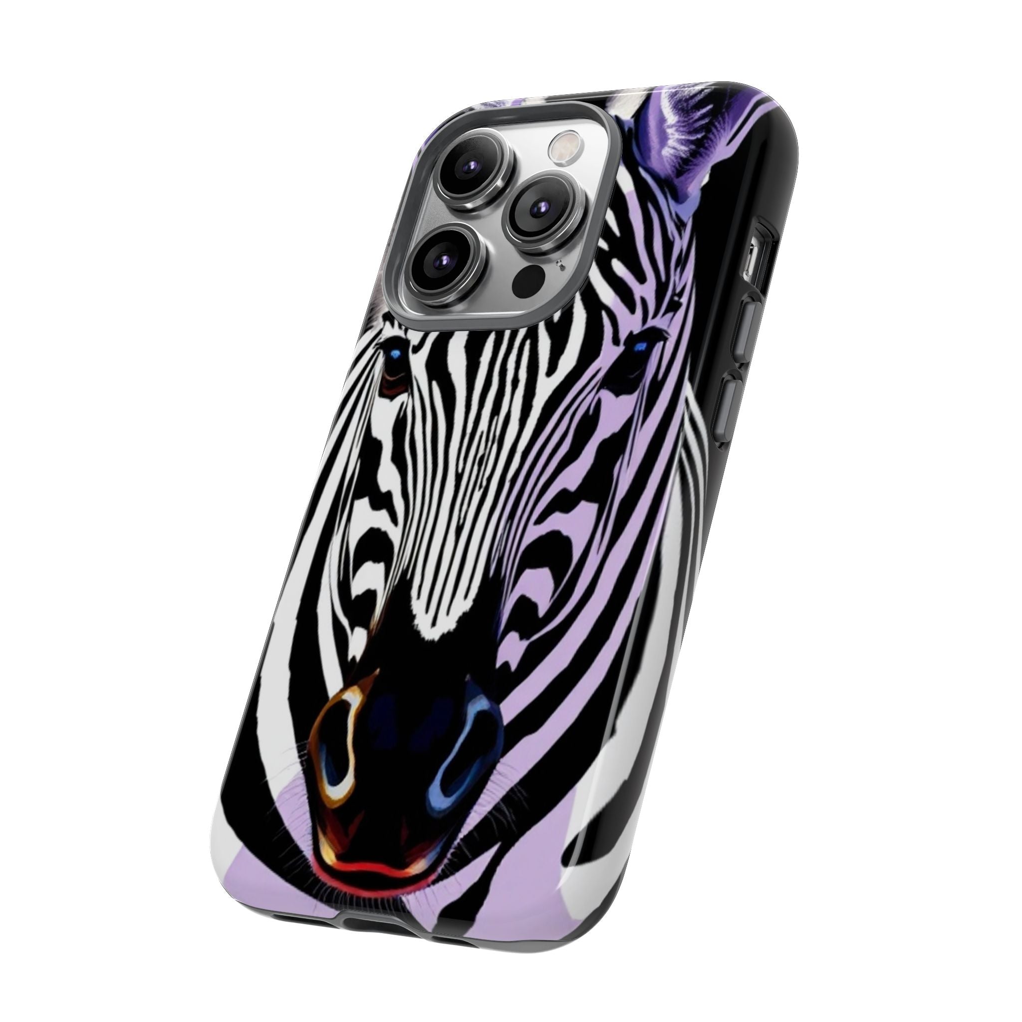 Android OR iPhone Compatible Cases - Zebra Design - Unique Tough Cases