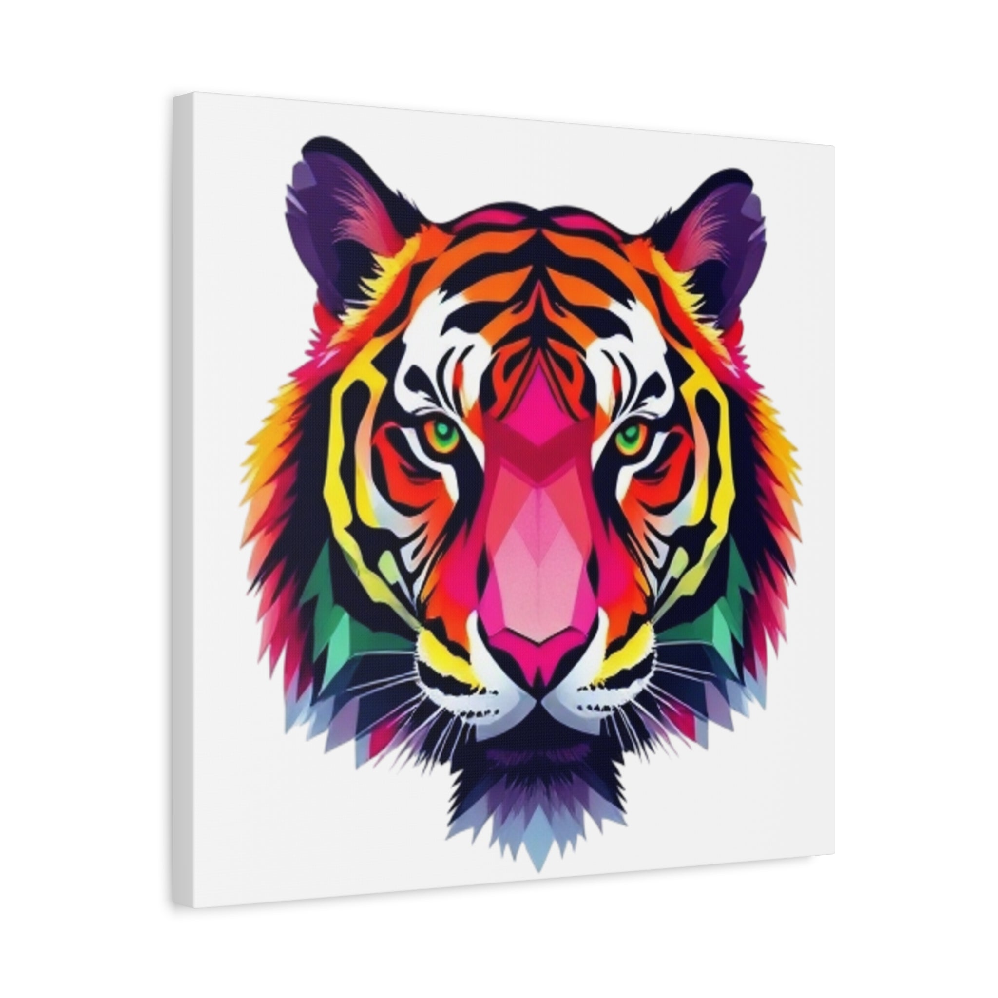 Colorful Tiger Canvas Art - Vibrant Wall Decor for Animal Lovers