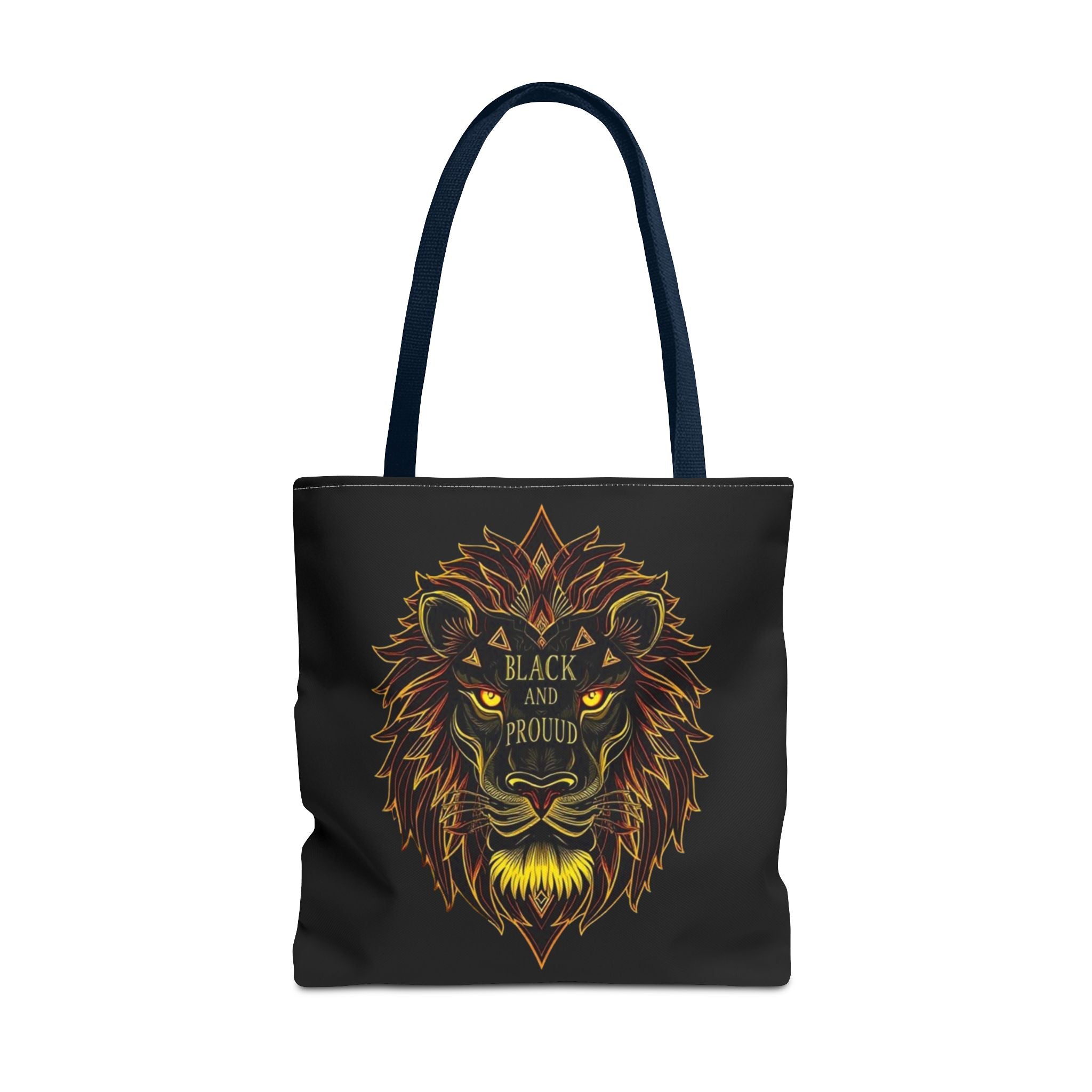 Black and Proud Lion Tote Bag