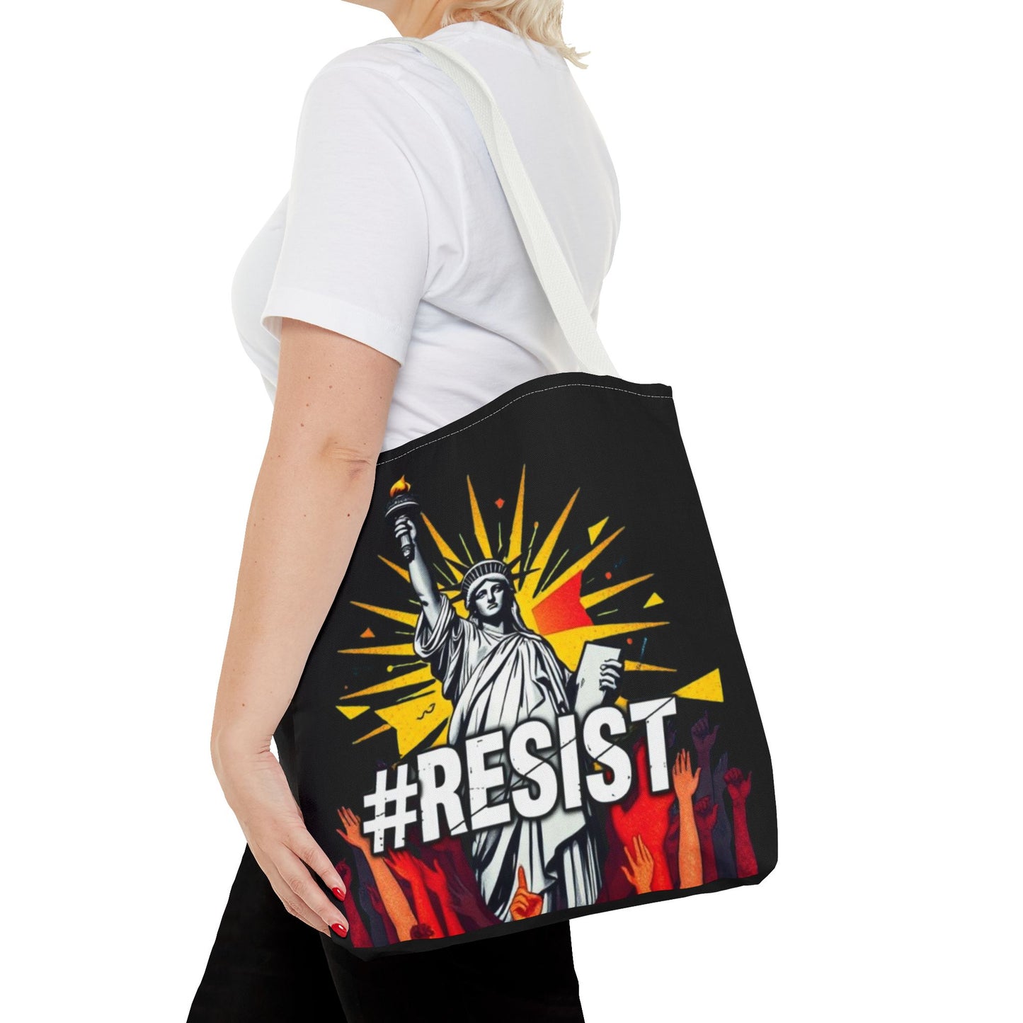 #RESIST With Lady Liberty Tote Bag