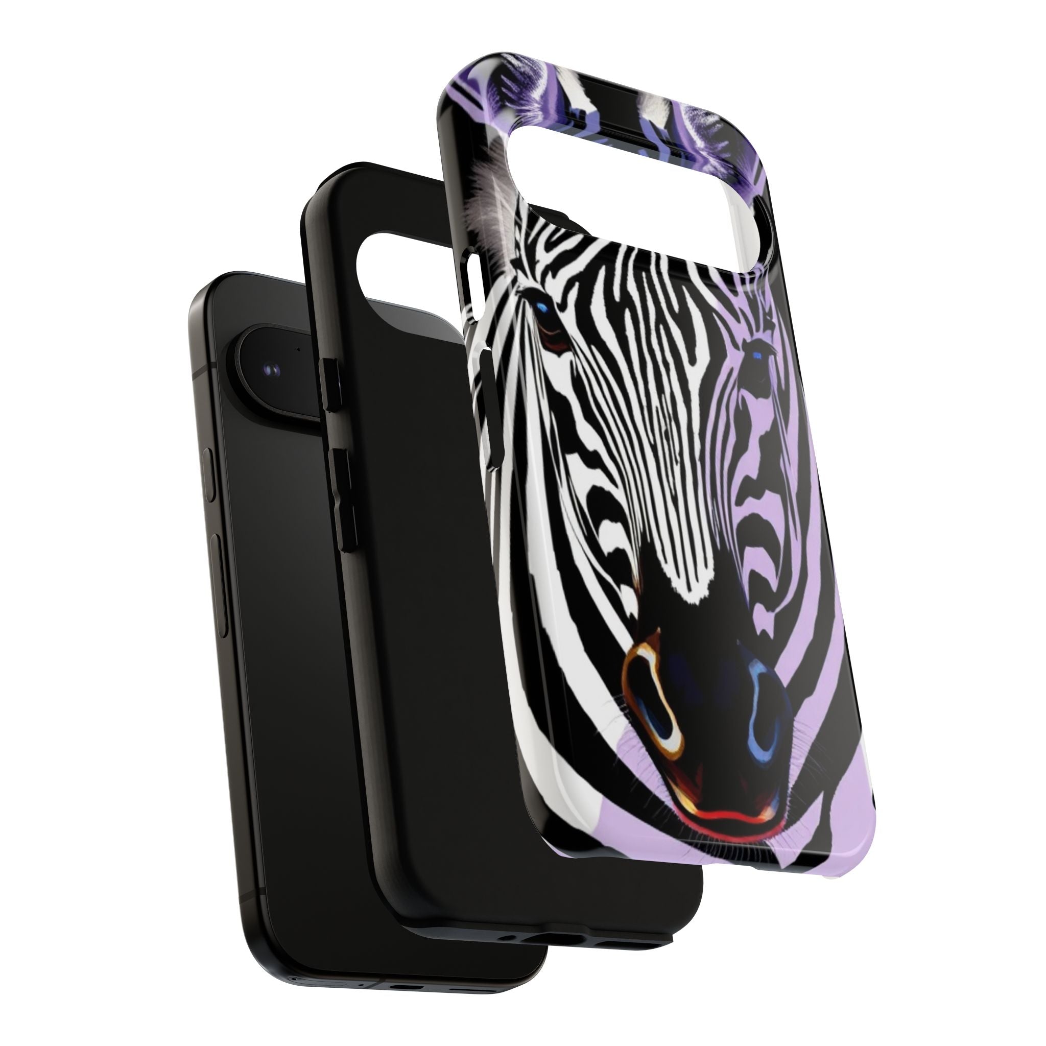 Android OR iPhone Compatible Cases - Zebra Design - Unique Tough Cases