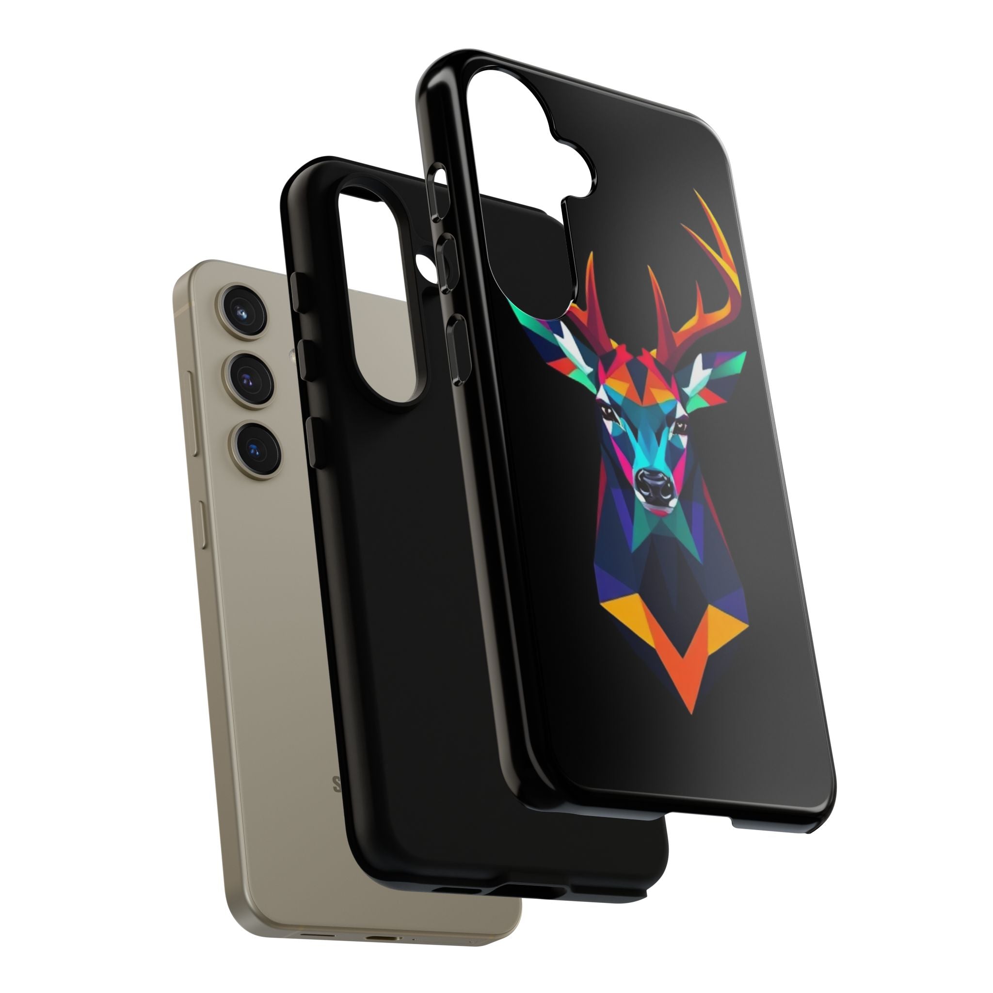 Colorful Fractal Deer Art Design Tough Case For Android & iPhone