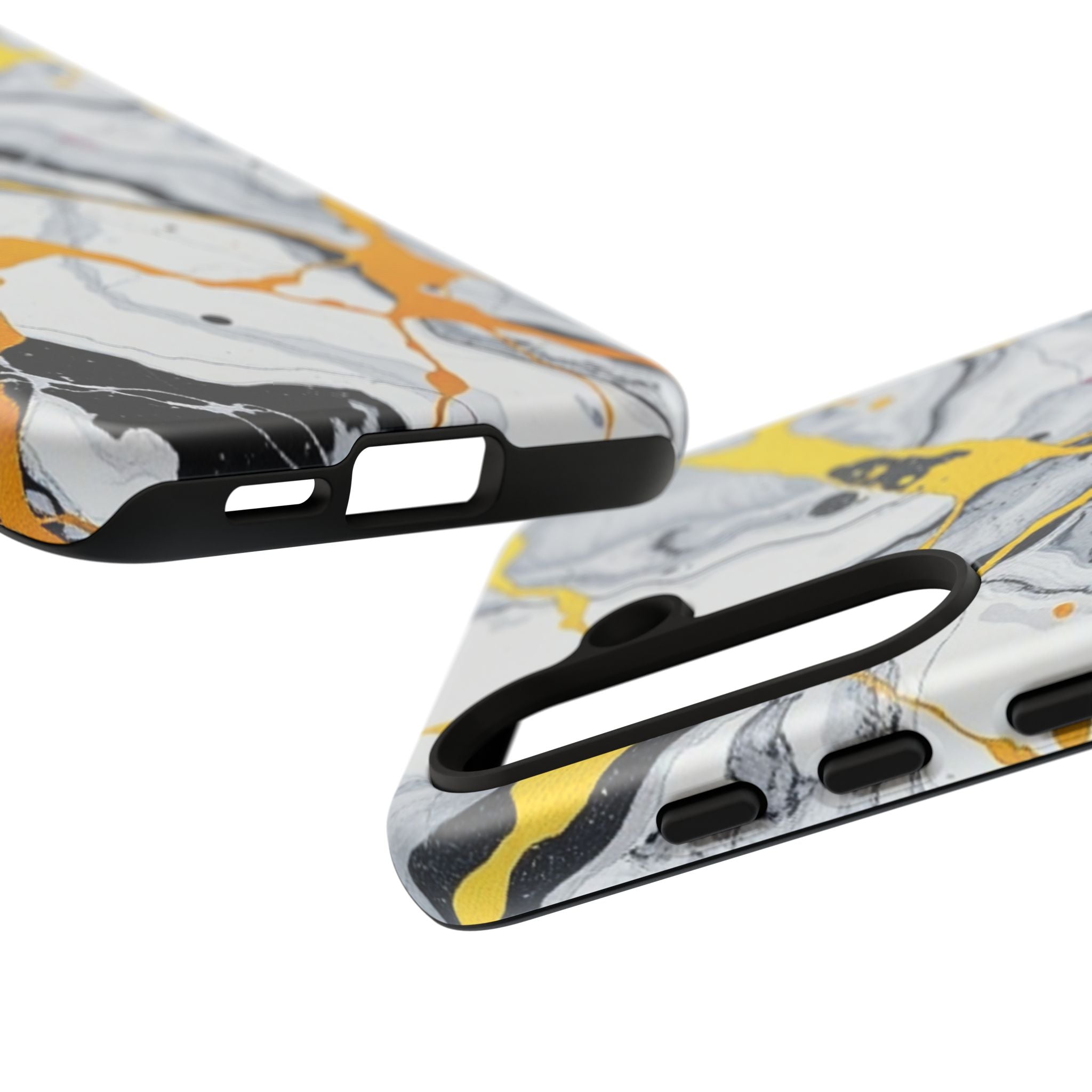 Beautiful Marble and Gold Design Tough Cases For Android & iPhone