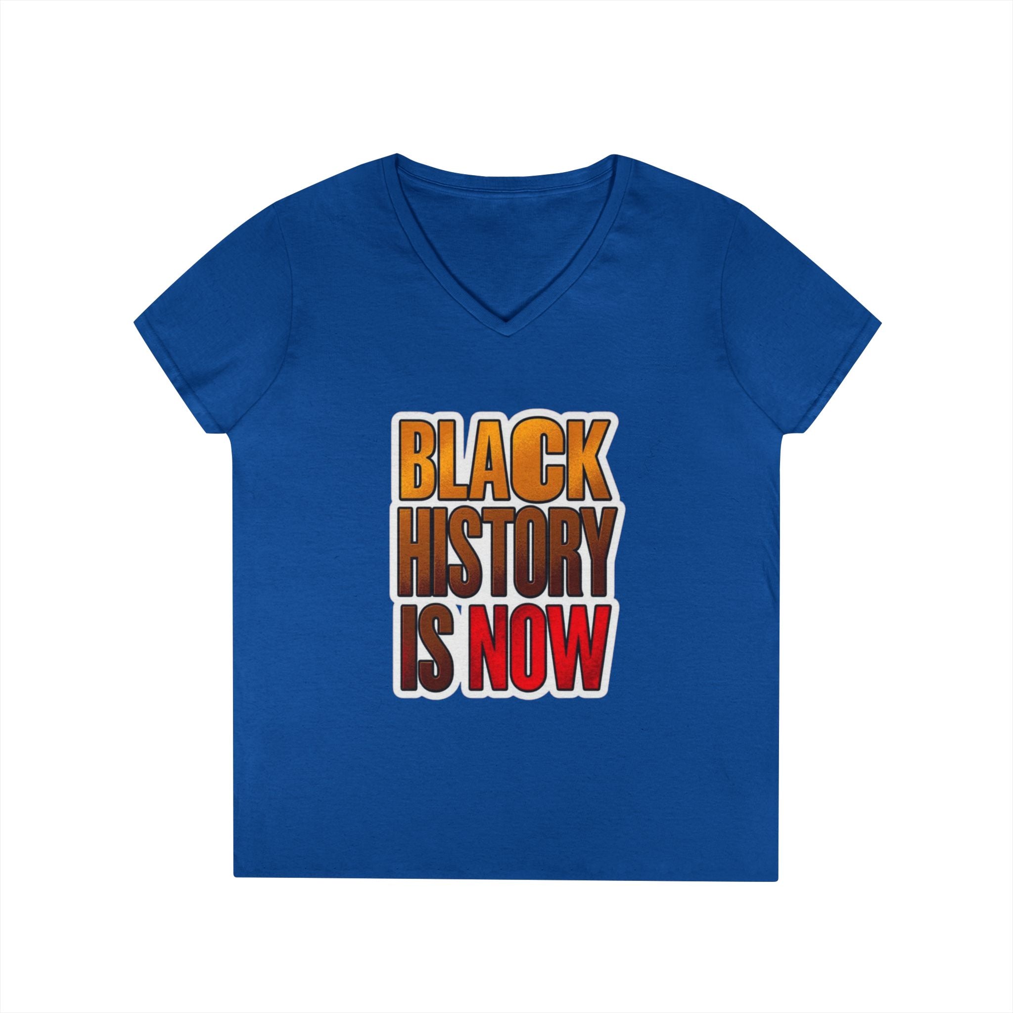 Empowerment V-Neck T-Shirt – Black History Is Now