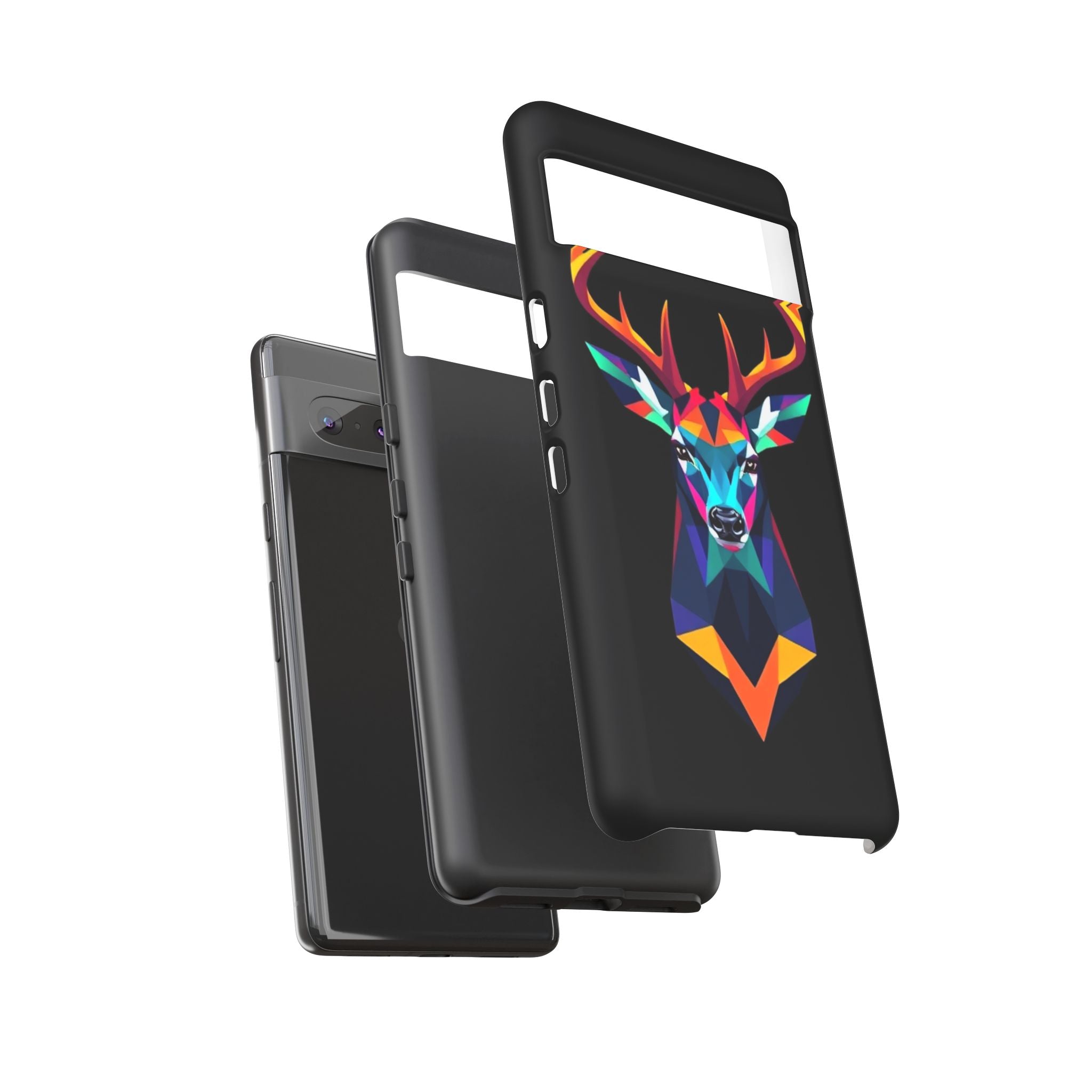 Colorful Fractal Deer Art Design Tough Case For Android & iPhone