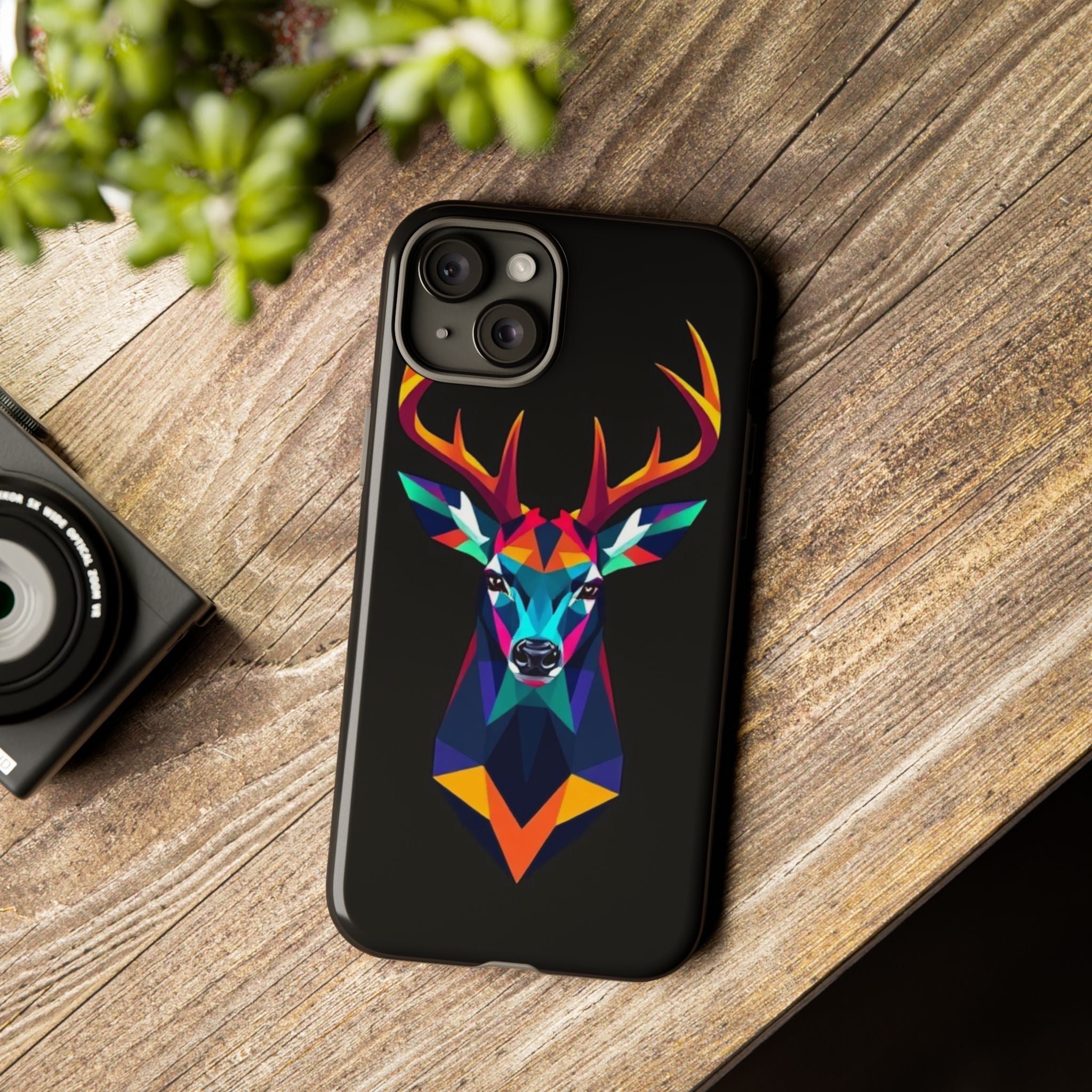 Colorful Fractal Deer Art Design Tough Case For Android & iPhone