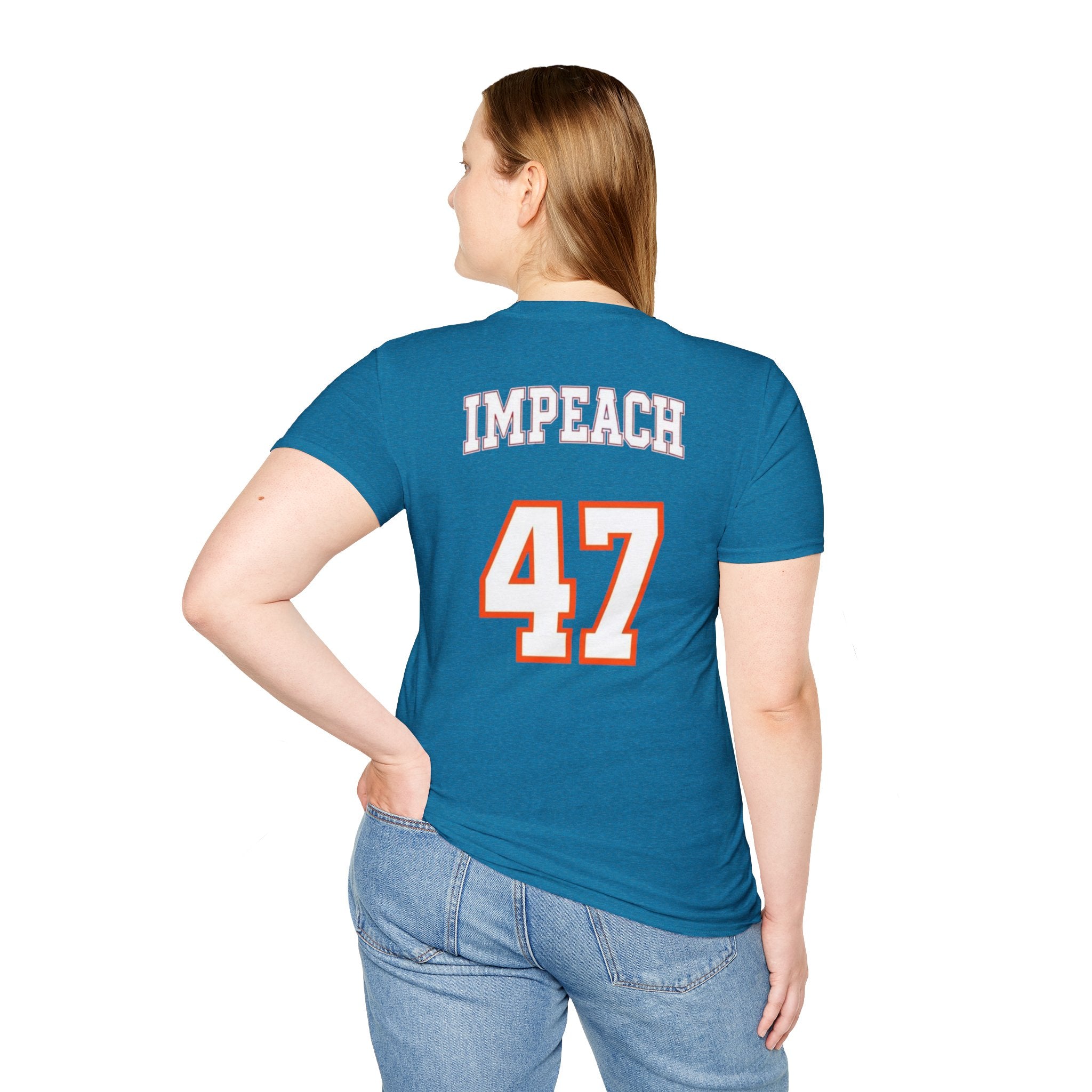 American Patriots Unisex Softstyle T-Shirt - Impeach 47 Graphic Tee