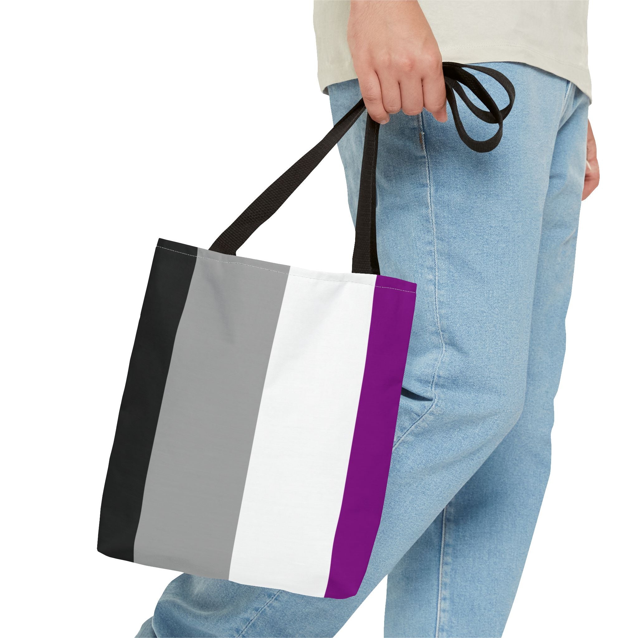 Asexual Pride Flag Tote Bag