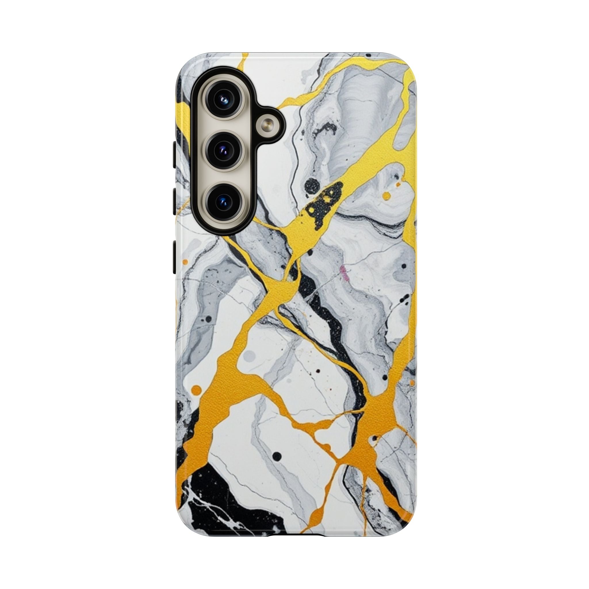 Beautiful Marble and Gold Design Tough Cases For Android & iPhone
