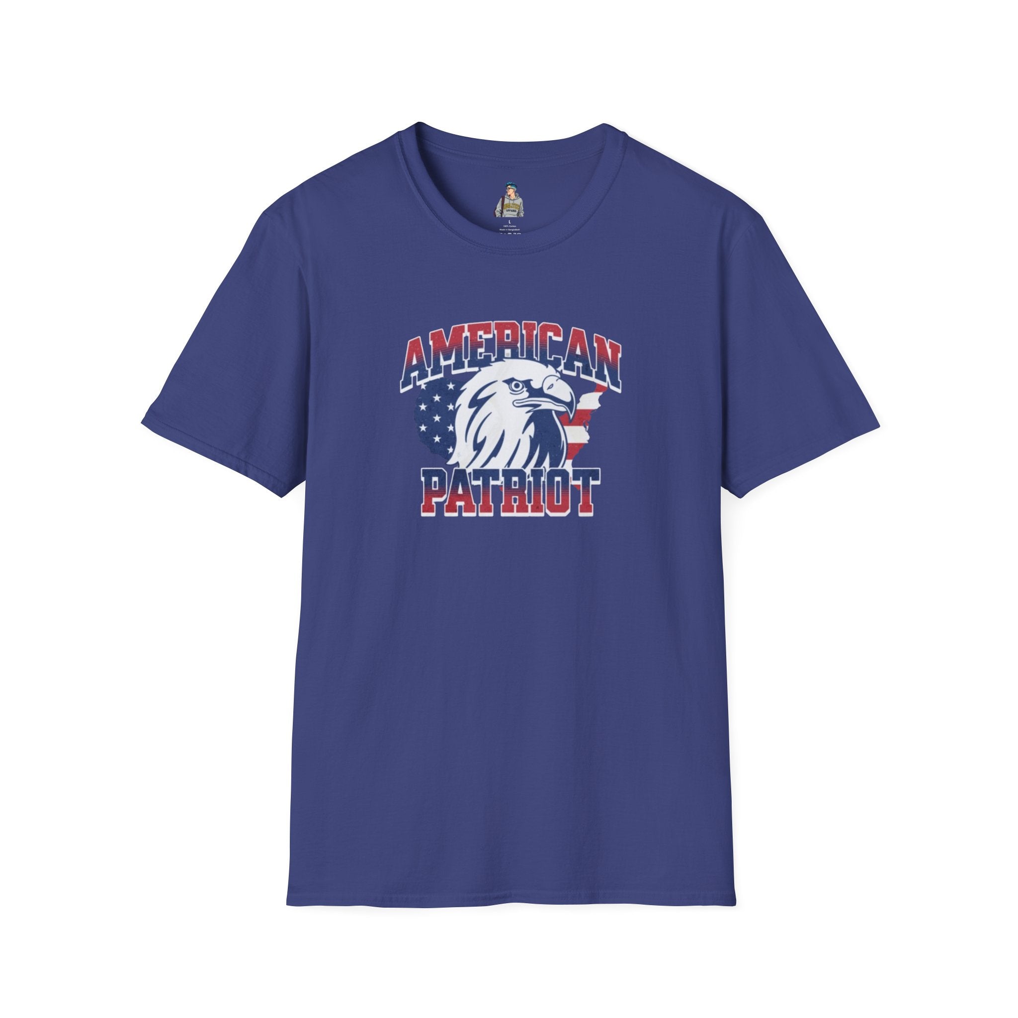 American Patriot - Keep Immigrants Deport Fascists Unisex T-Shirt - Celebrate Freedom & Diversity