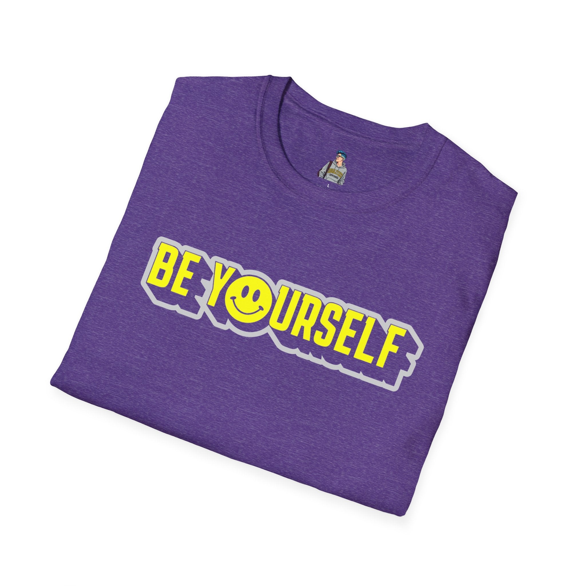 Be Yourself Smiley Unisex Softstyle T-Shirt