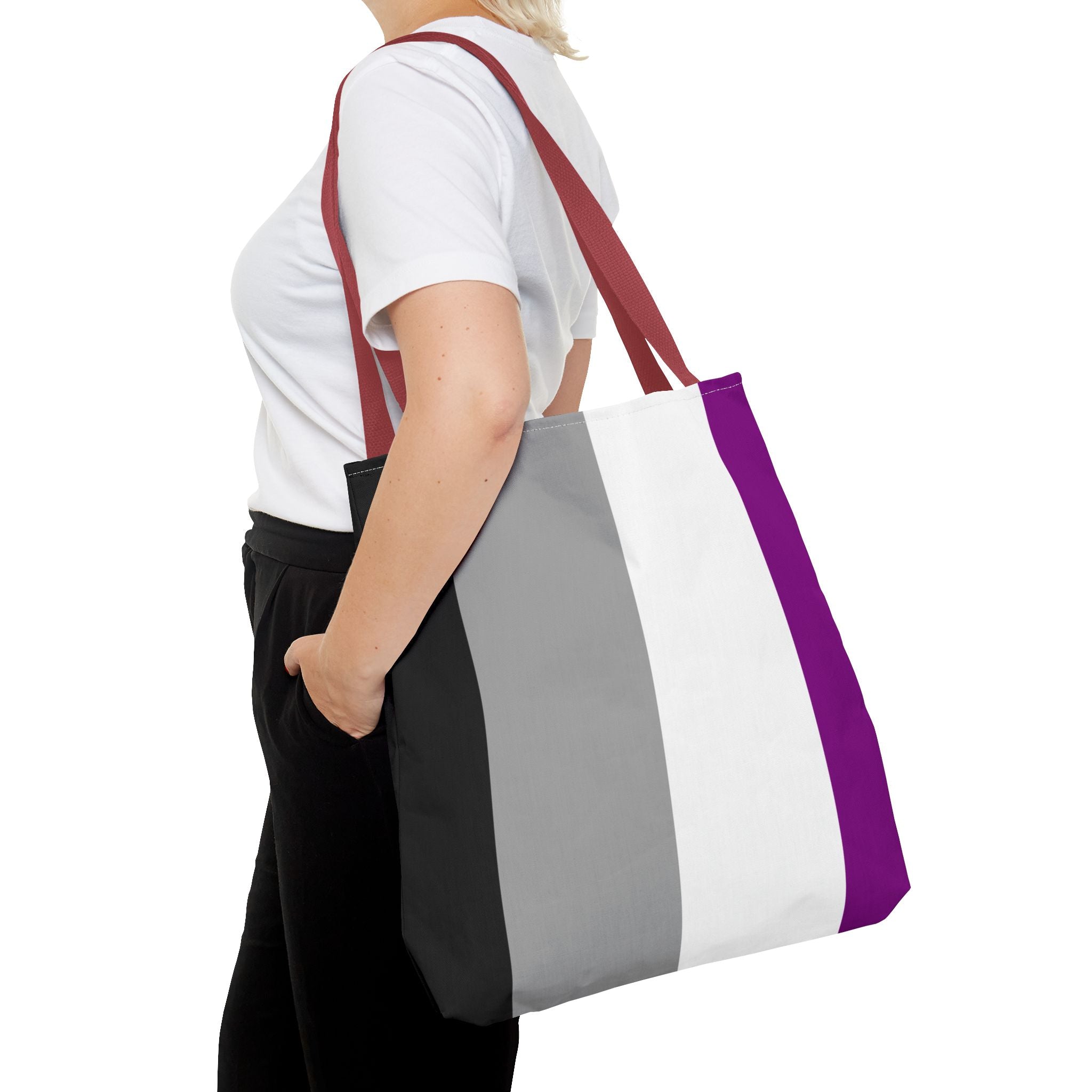 Asexual Pride Flag Tote Bag