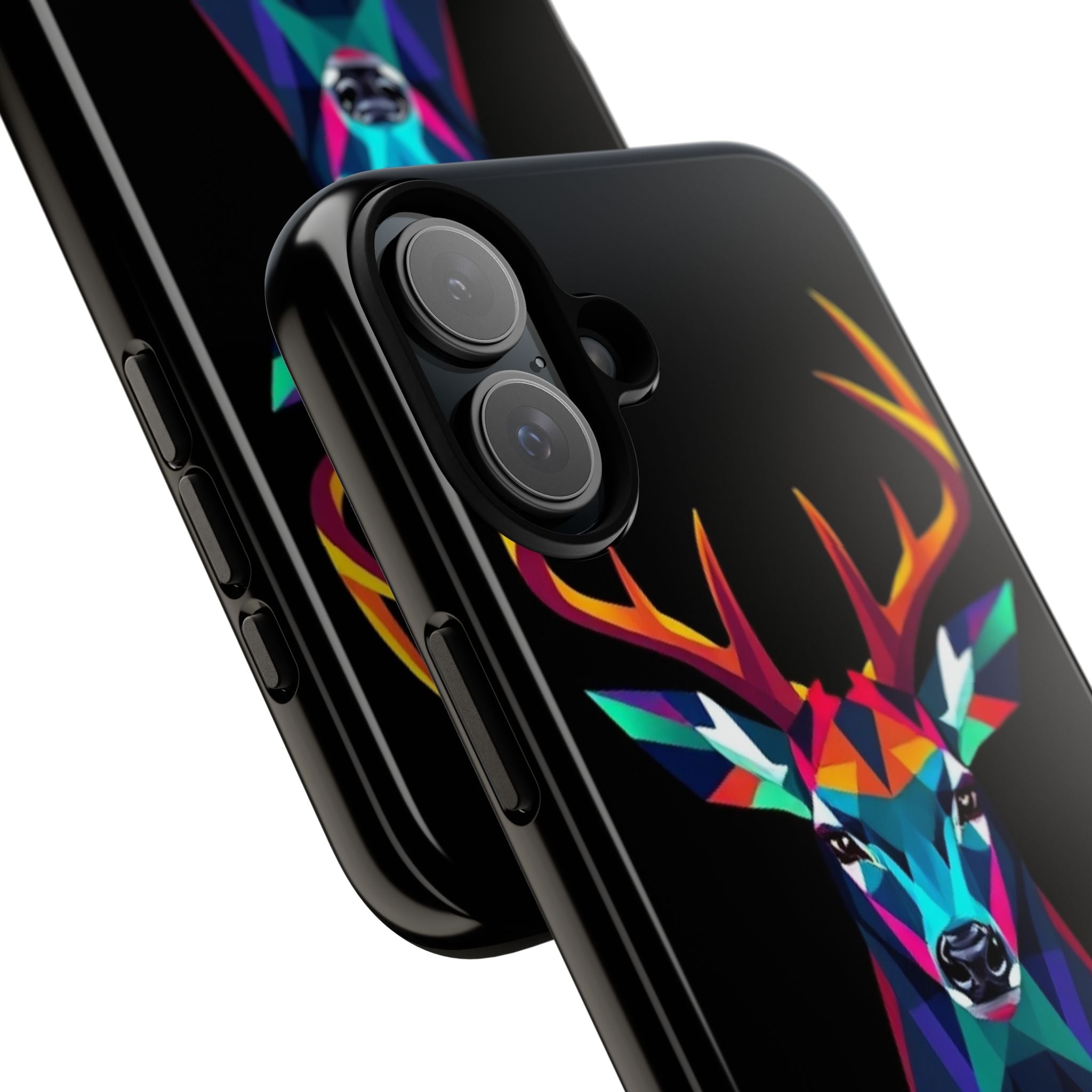 Colorful Fractal Deer Art Design Tough Case For Android & iPhone