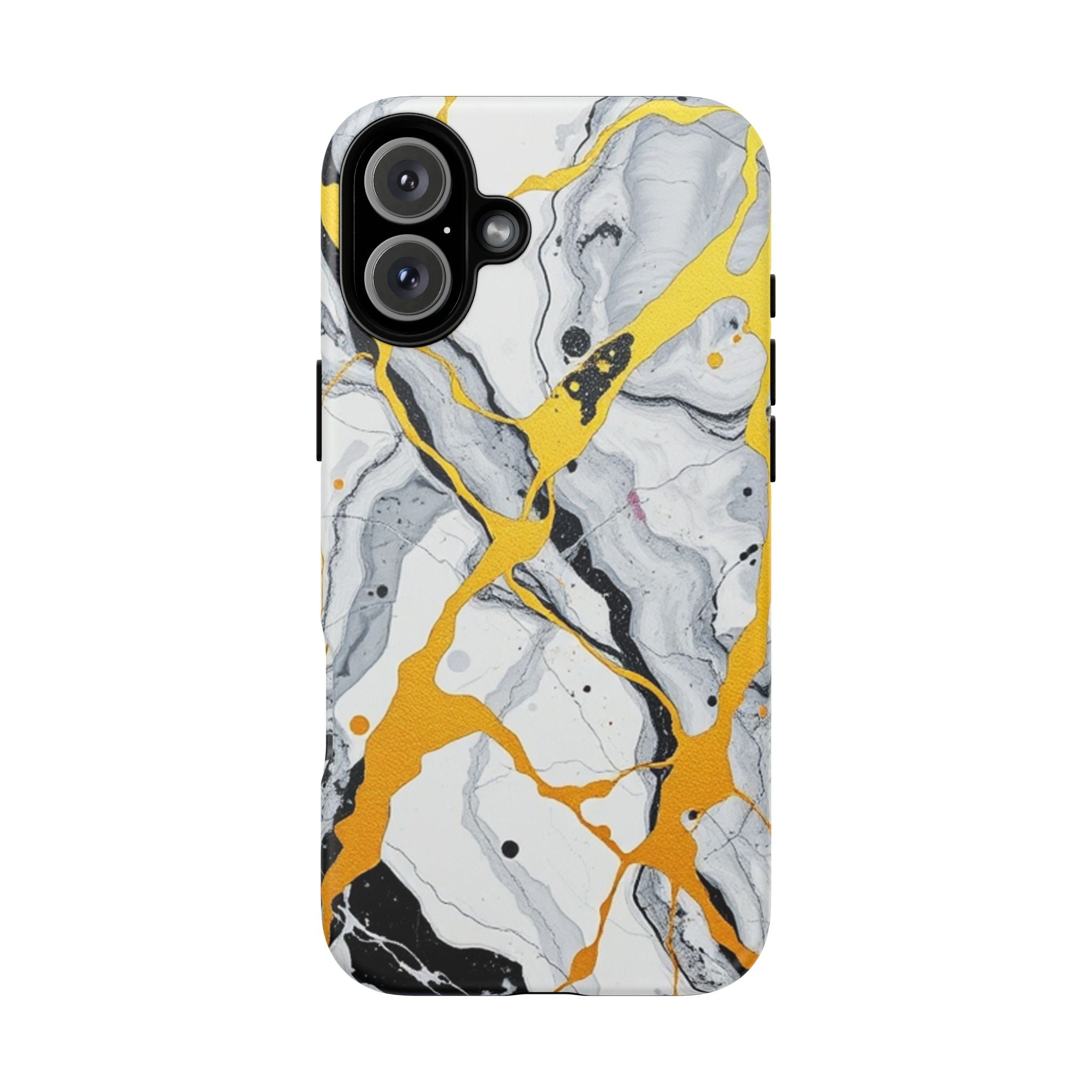 Beautiful Marble and Gold Design Tough Cases For Android & iPhone
