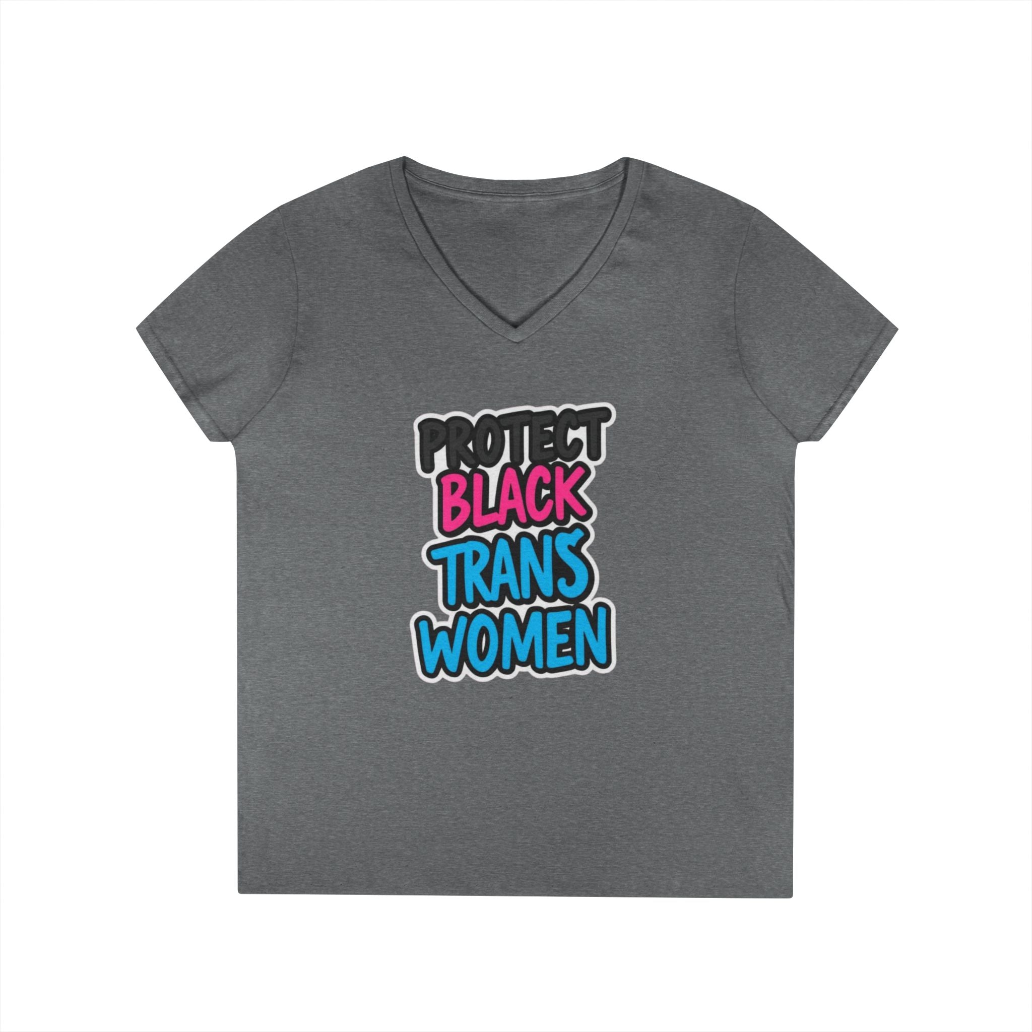 Protect Black Trans Women V-Neck T-Shirt