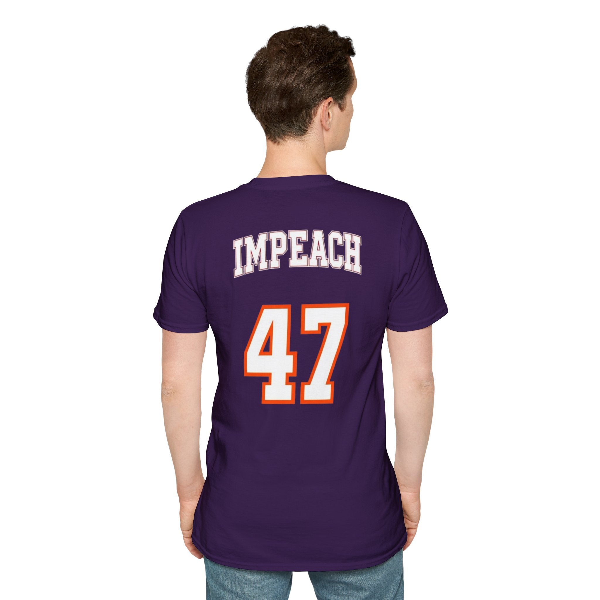 American Patriots Unisex Softstyle T-Shirt - Impeach 47 Graphic Tee