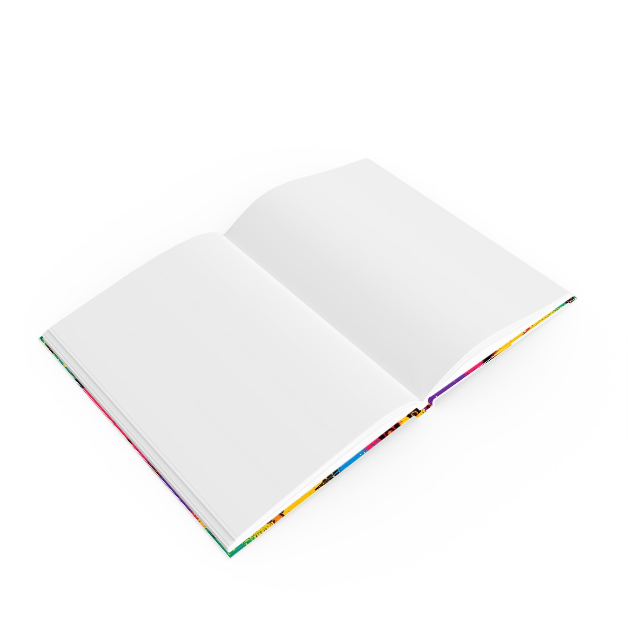 Colorful Puppy Prints Hard Backed Journal - Perfect for Gifts, Journaling, and Celebrations