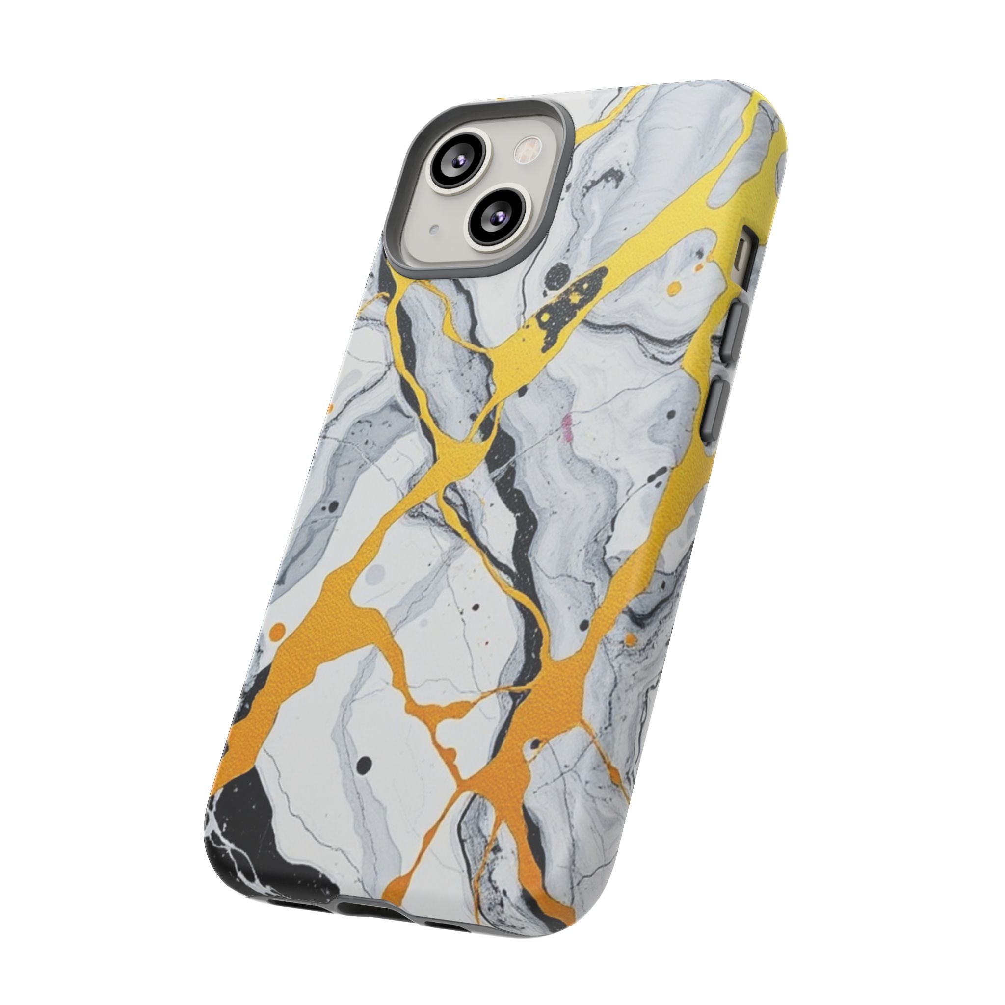 Beautiful Marble and Gold Design Tough Cases For Android & iPhone