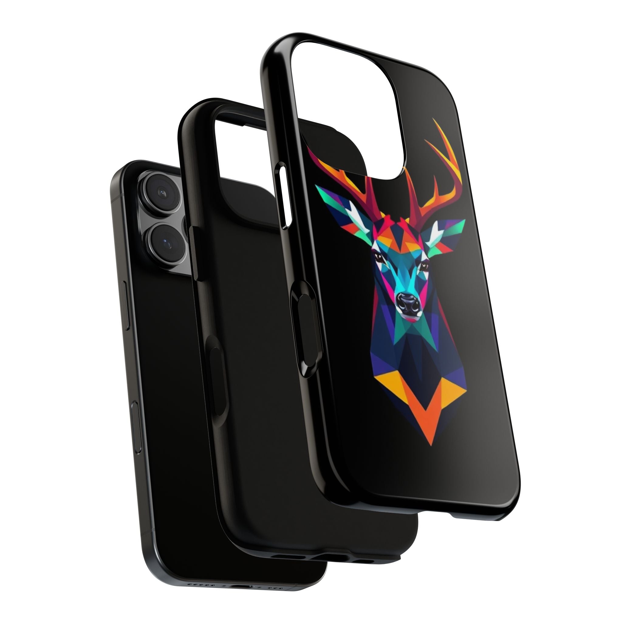 Colorful Fractal Deer Art Design Tough Case For Android & iPhone