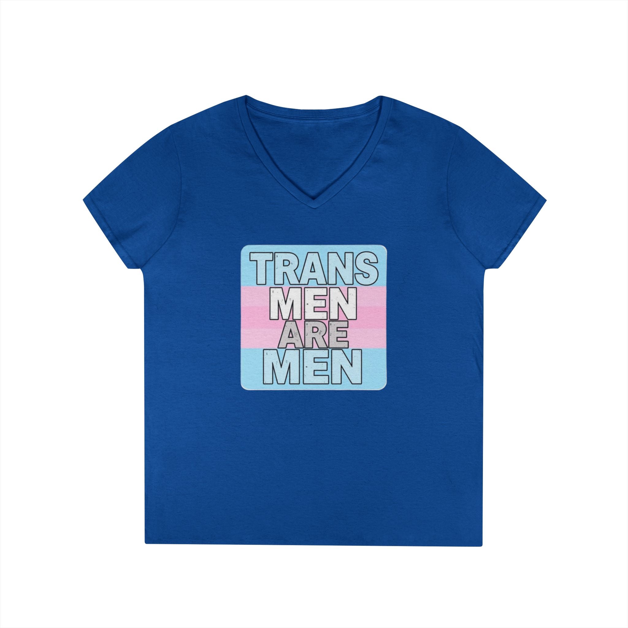 Transgender Pride V-Neck T-Shirt - Empowering Message for Inclusivity