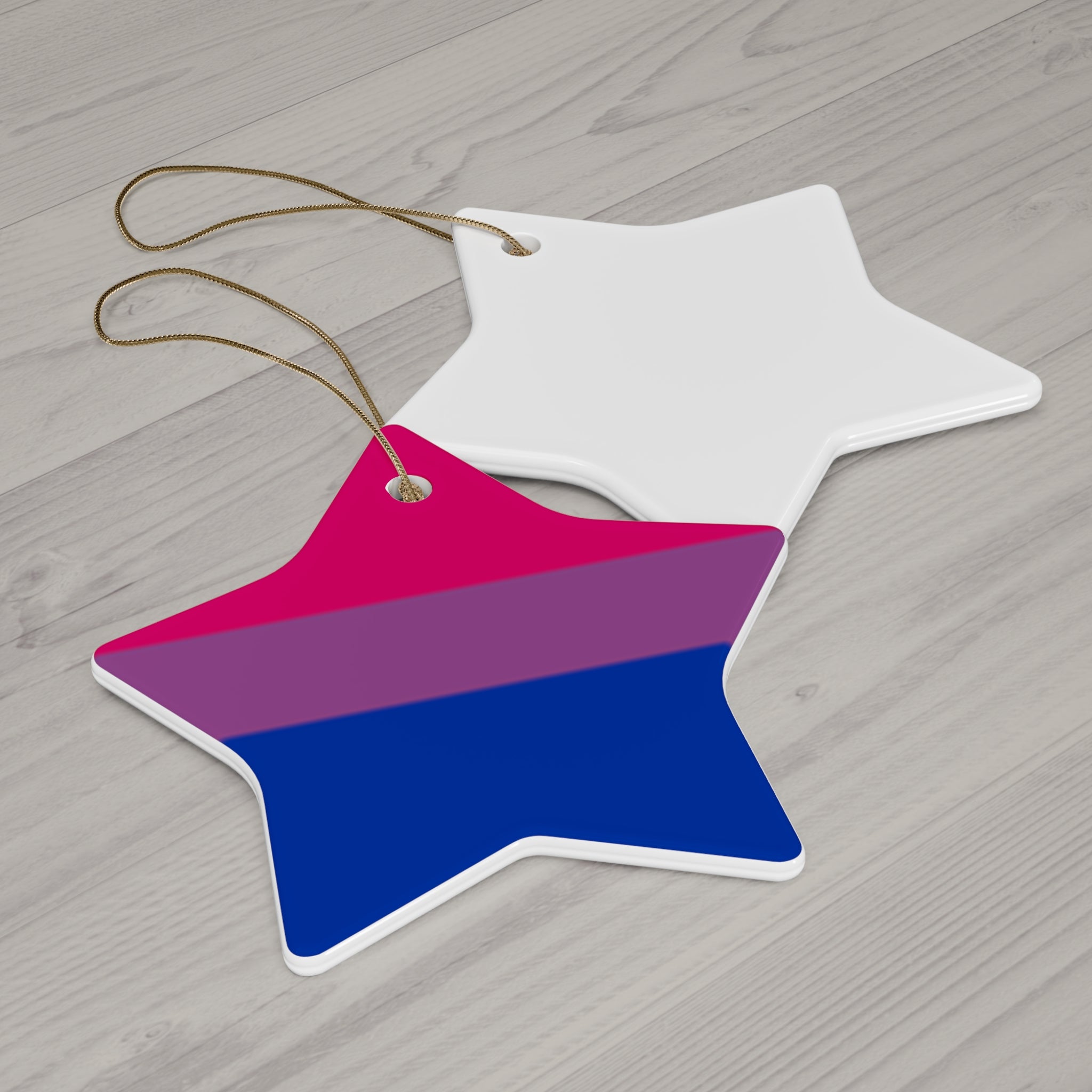 Bisexual Pride Ceramic Ornament - Celebrate Love & Diversity