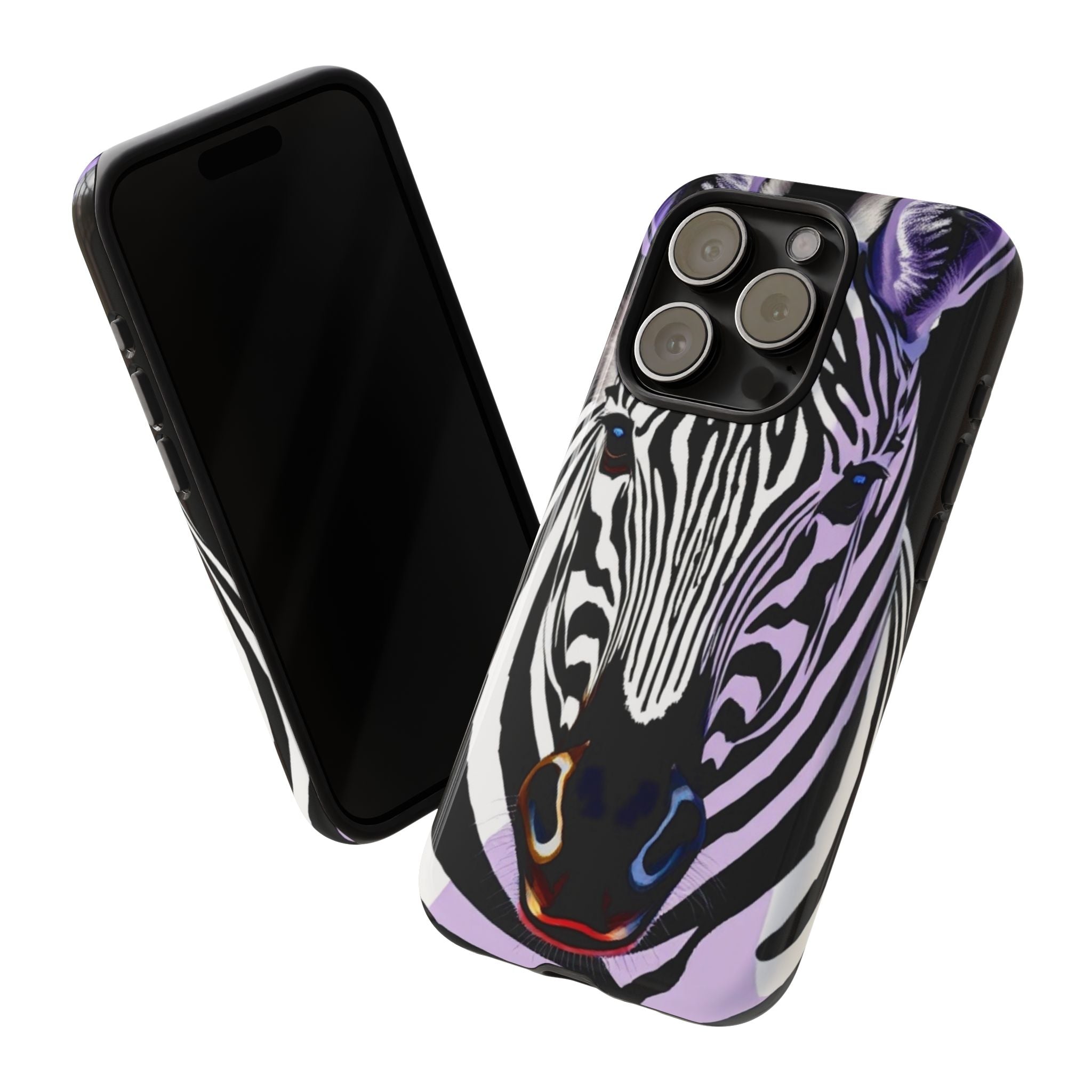 Android OR iPhone Compatible Cases - Zebra Design - Unique Tough Cases