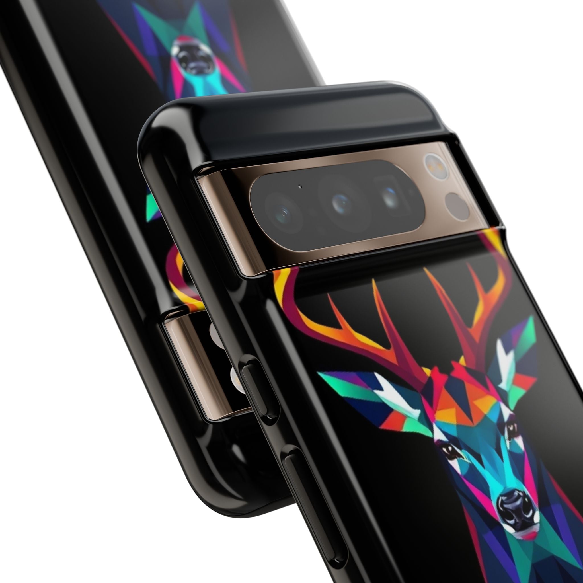 Colorful Fractal Deer Art Design Tough Case For Android & iPhone