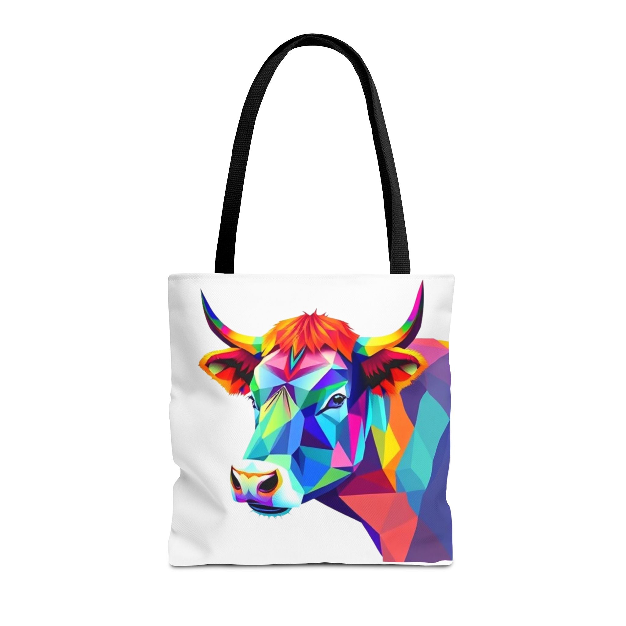 Colorful Cow Design - Tote Bag