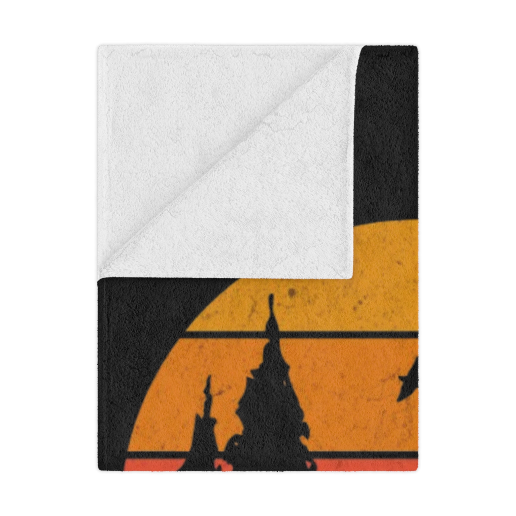 Campsite at Sunset Microfiber Blanket - EqualiTees.Me