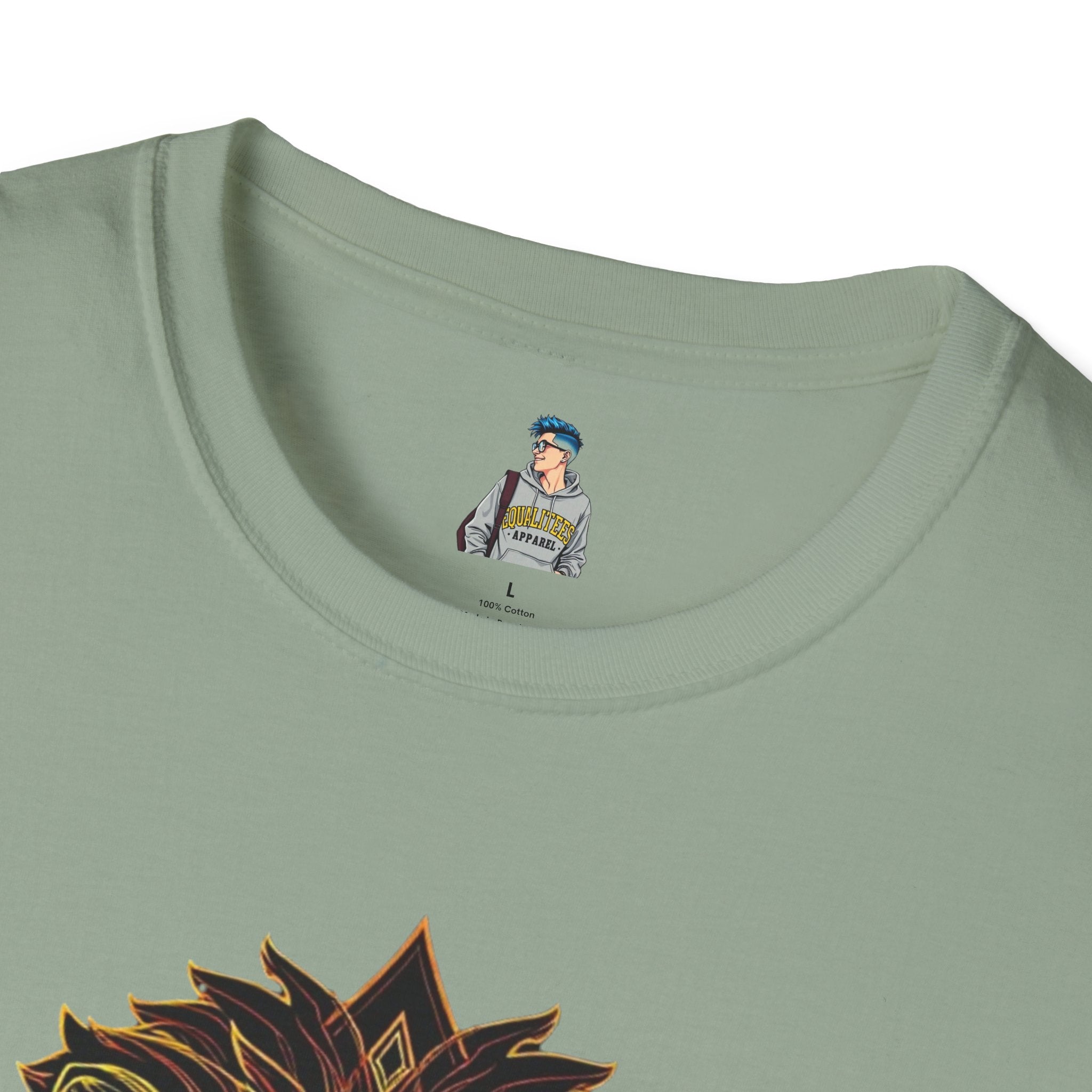 Black & Proud Lion Softstyle T-Shirt - Unisex Graphic Tee