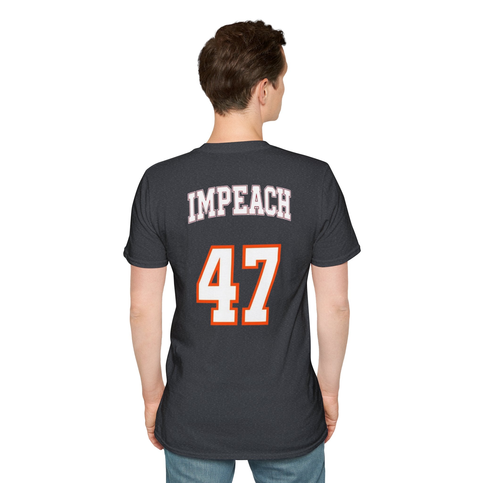 American Patriots Unisex Softstyle T-Shirt - Impeach 47 Graphic Tee