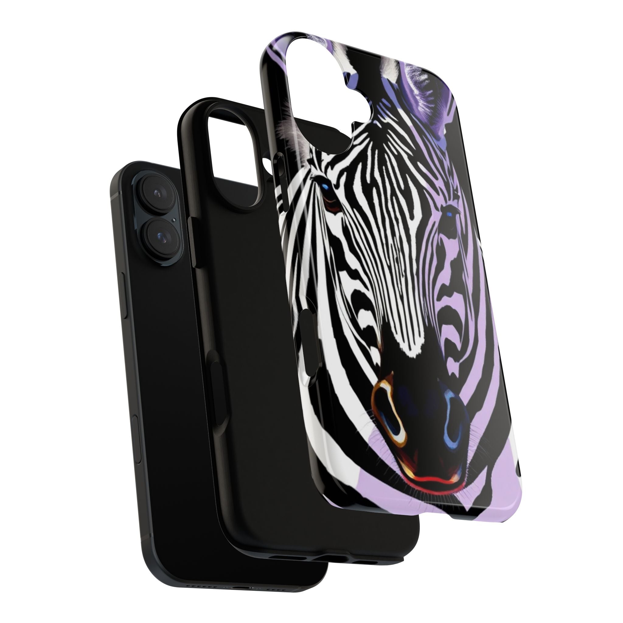 Android OR iPhone Compatible Cases - Zebra Design - Unique Tough Cases