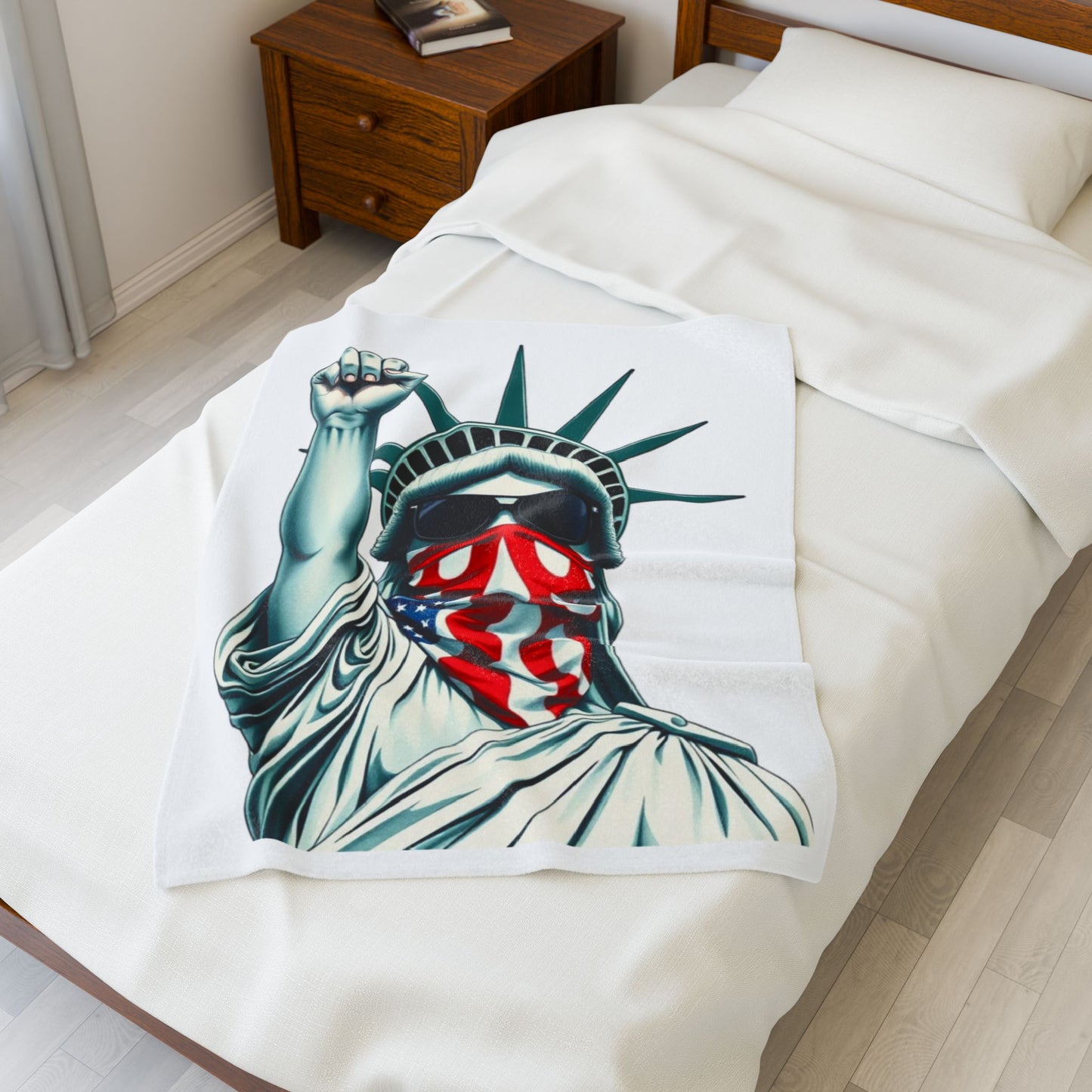 #RESIST Velveteen Plush Blanket – for Comfort and Warmth
