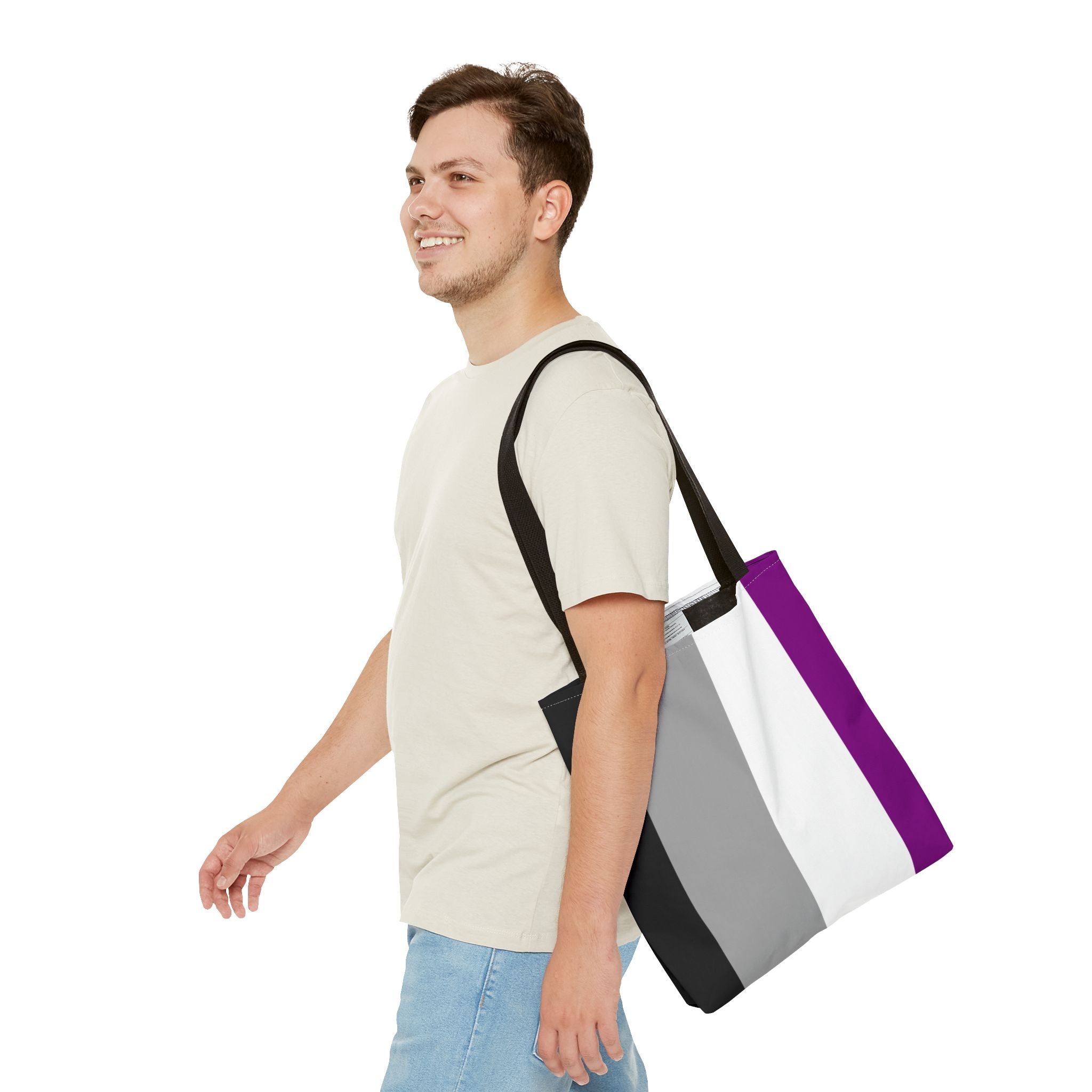 Asexual Pride Flag Tote Bag